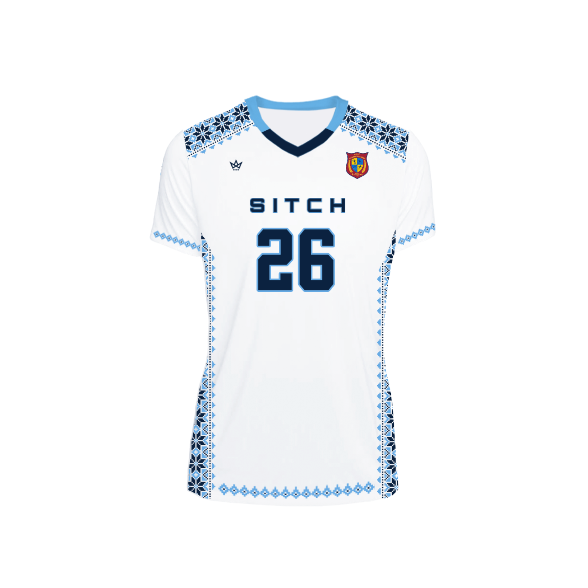 SITCH WOMEN'S VOLLEYBALL SS V-NECK JERSEY