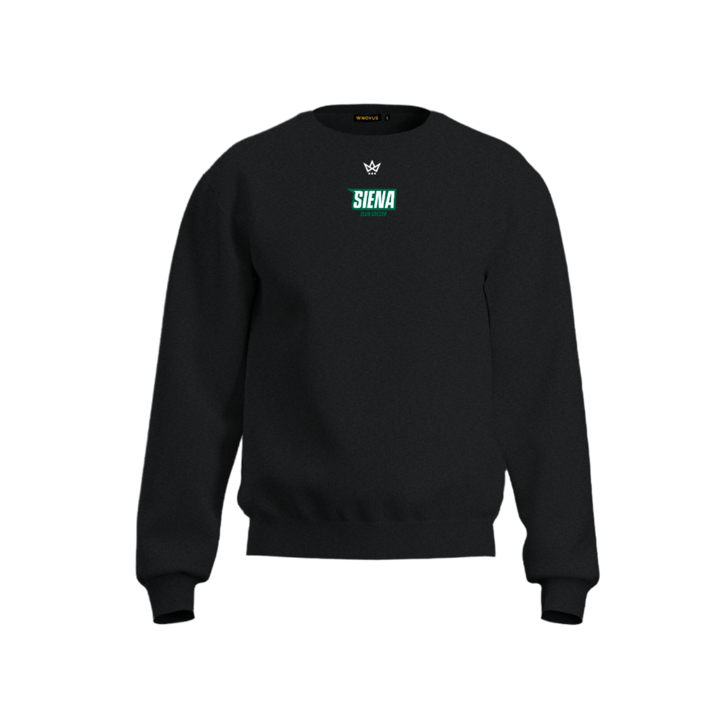 SIENA CLUB SOCCER ACCESS COTTON FLEECE CREWNECK [BLACK]