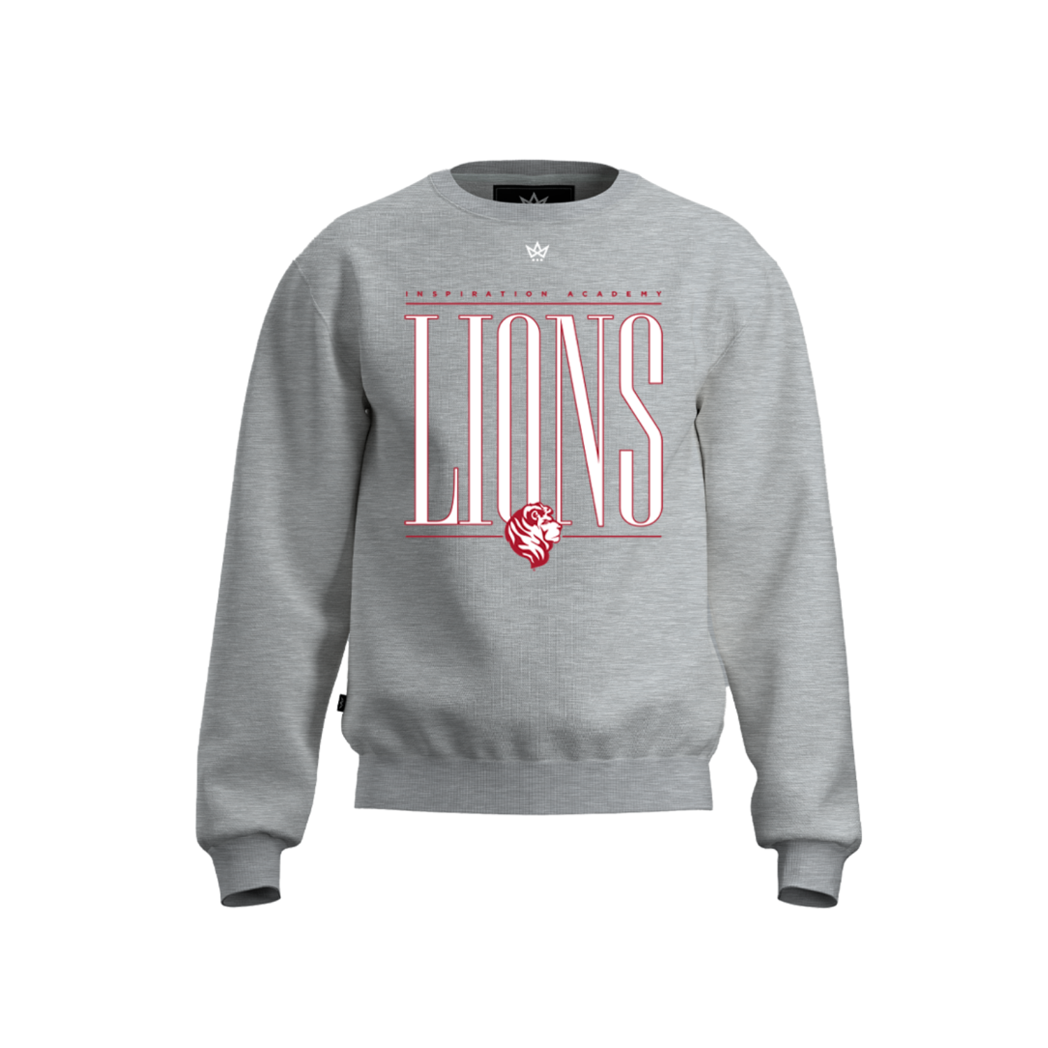 INSPIRATION ACADEMY ACCESS COTTON FLEECE CREWNECK [GREY]