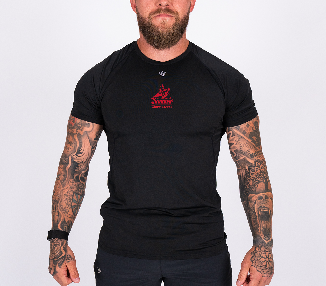 AYHA HOCKEY ASSOCIATION - THUNDER BASELAYER SS TEE - ONYX