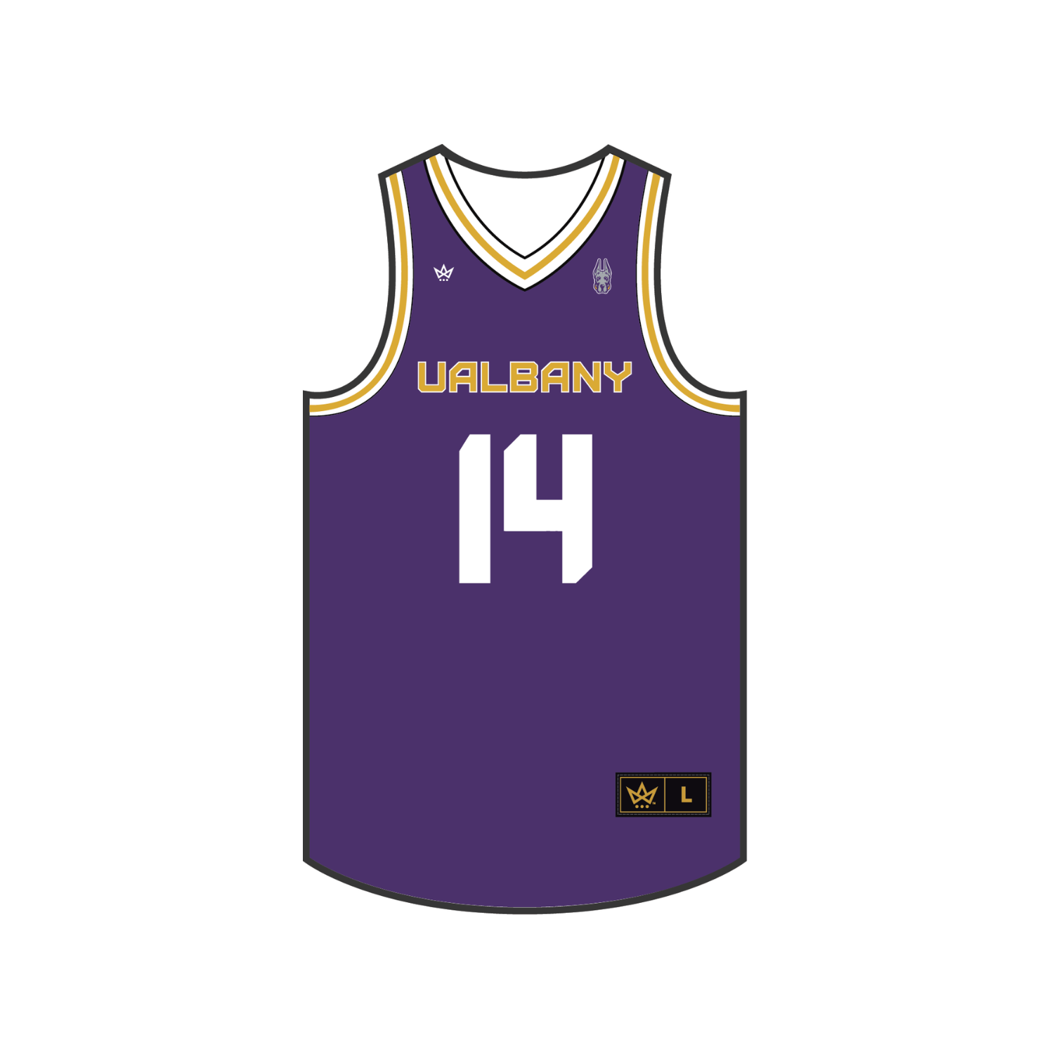ZACH MATULU BASKETBALL GAME JERSEY [PURPLE]