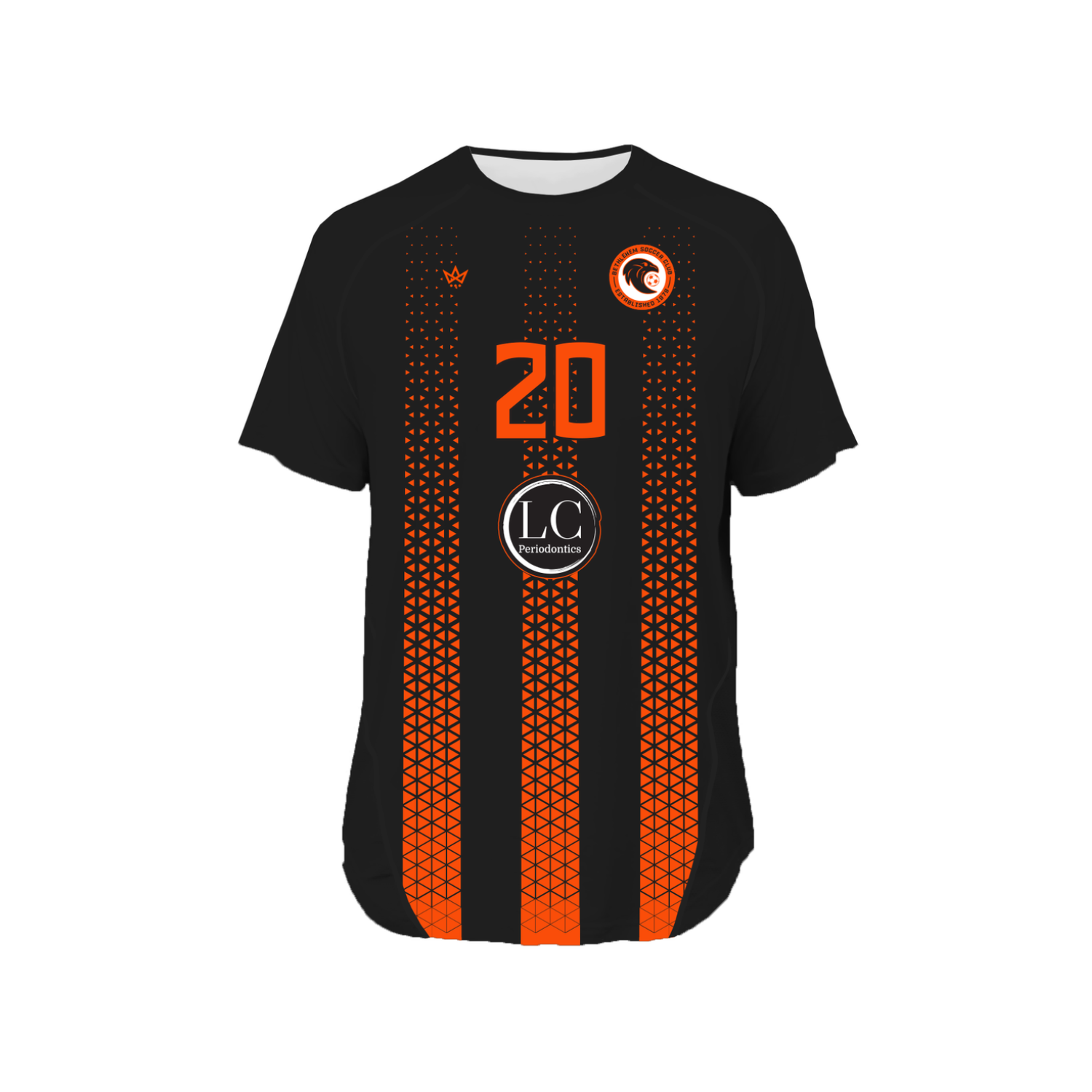 BETHLEHEM SOCCER CLUB UNIFORMS SOCCER PRO VENTED SS TEE JERSEY [BLACK]