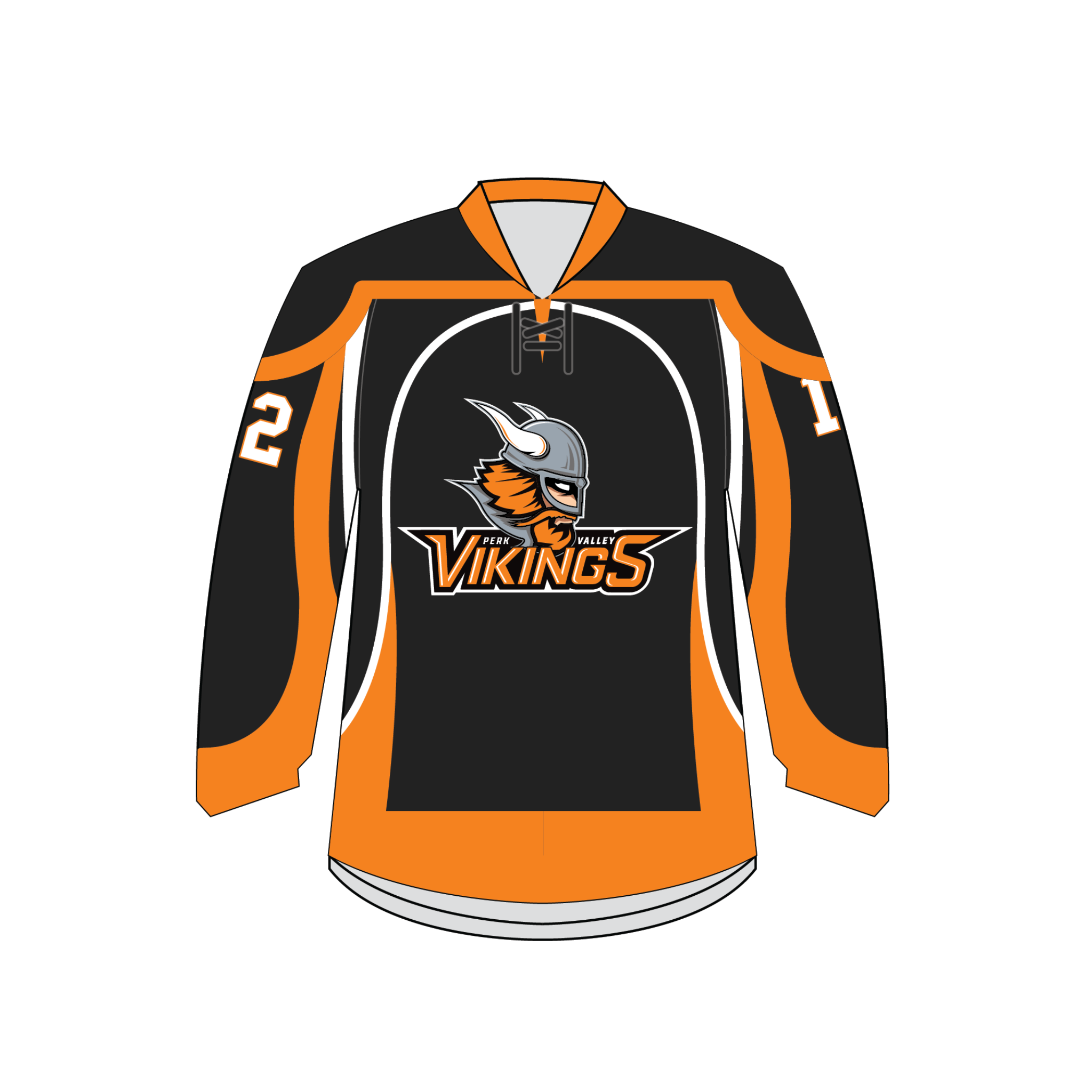 PERKIOMEN VALLEY SUB GAME WEIGHT HOCKEY JERSEY (BLACK)