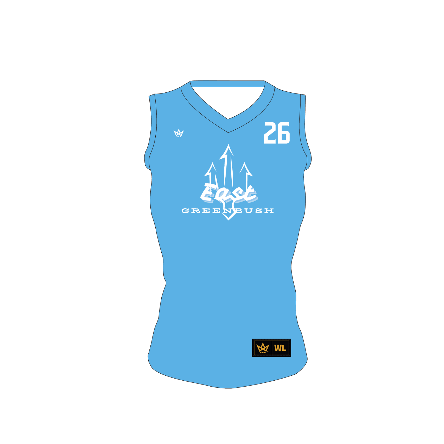 EG GIRLS TRAVEL BASKETBALL WOMEN'S BASKETBALL REVERSIBLE PRACTICE JERSEY