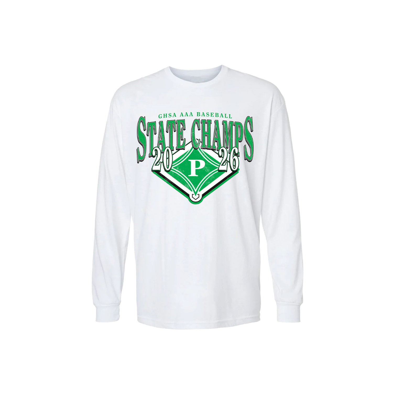 PICKENS BASEBALL STATE CHAMPS BASIC COTTON LS TEE
