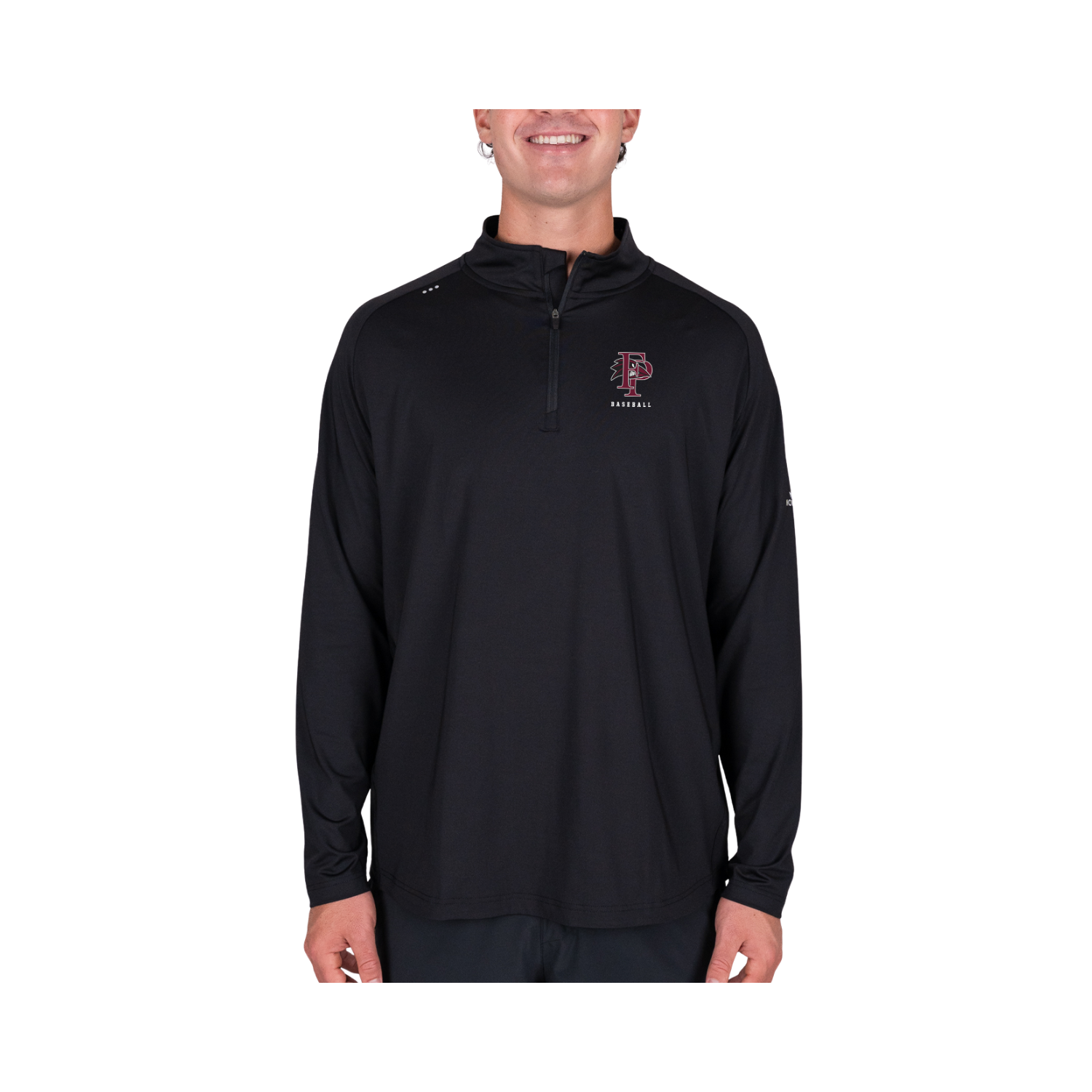 FRANKLIN PIERCE BASEBALL ASCENSION  QUARTER-ZIP - ONYX