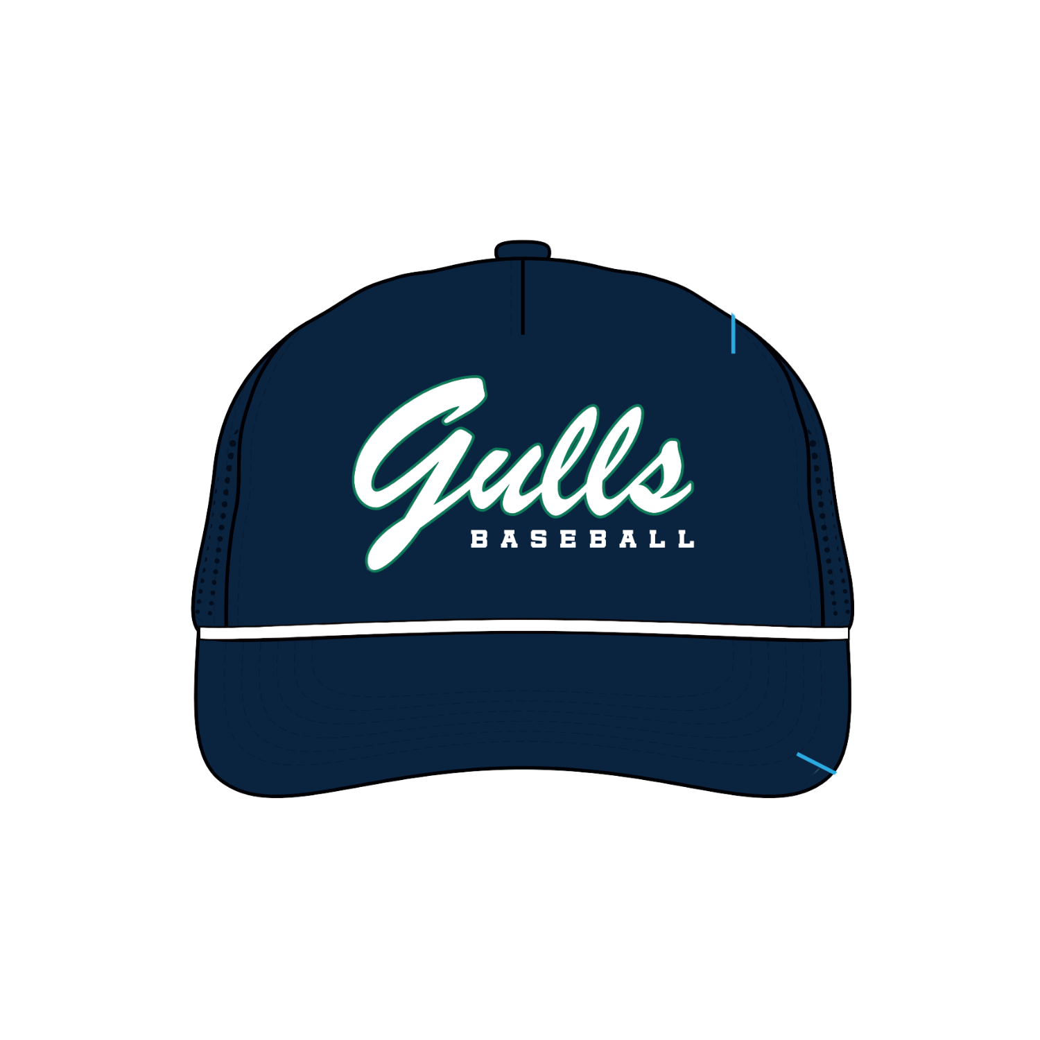 ENDICOTT BASEBALL SPRING '26 PRO-TECH HALF-STRUCTURED 5-PANEL SNAPBACK (NAVY)