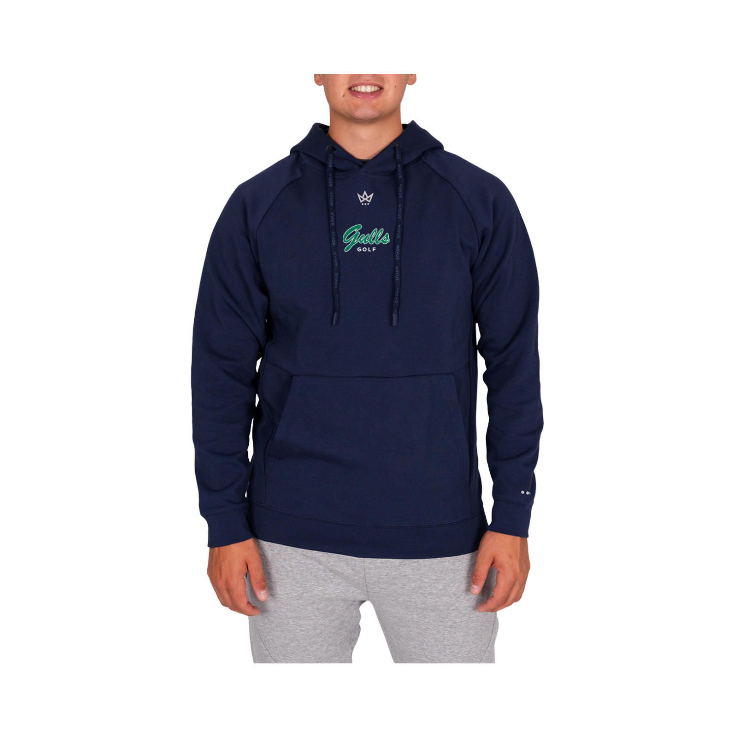 ENDICOTT GOLF ROYALKNIT HOODIE - NAVY