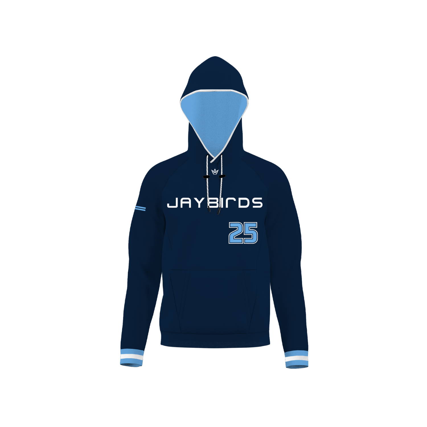 JAYBIRD BASEBALL SUB PERFORMANCE FLEECE HOODIE - NAVY
