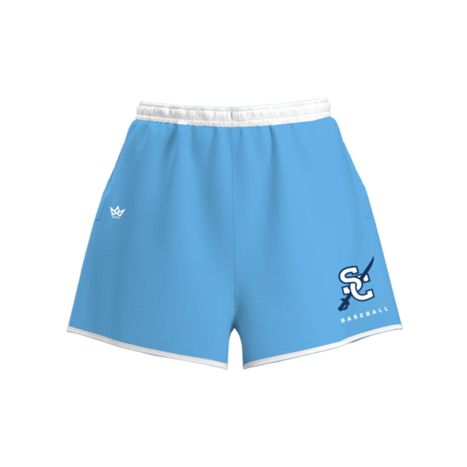 SOUTHSIDE CHRISTIAN SCHOOL BASEBALL WOMEN'S VENTUS SHORTS [LIGHT BLUE]