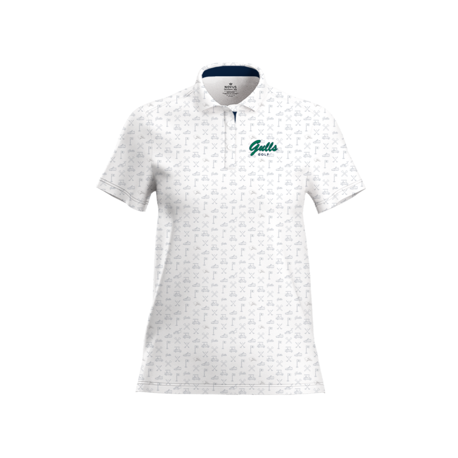 ENDICOTT GOLF WOMEN'S SUB PERFORMANCE POLO [WHITE]