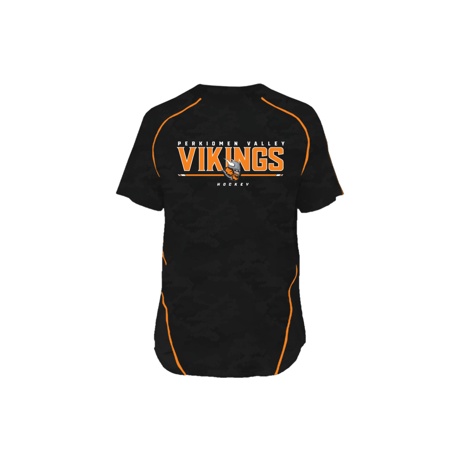 PERKIOMEN VALLEY ICE HOCKEY PRO VENTED SS TEE (BLACK)