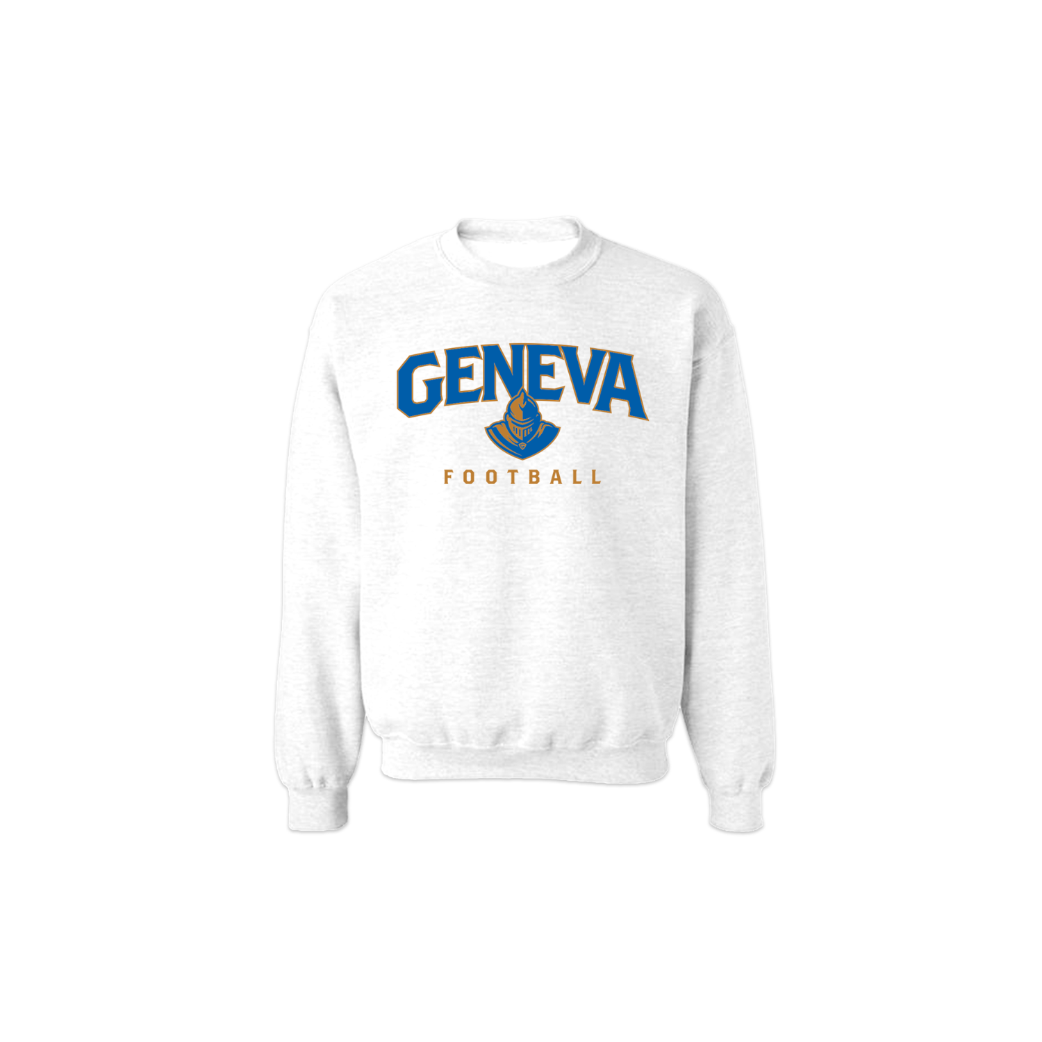 GENEVA FOOTBALL '26 BASIC COTTON FLEECE CREWNECK - WHITE