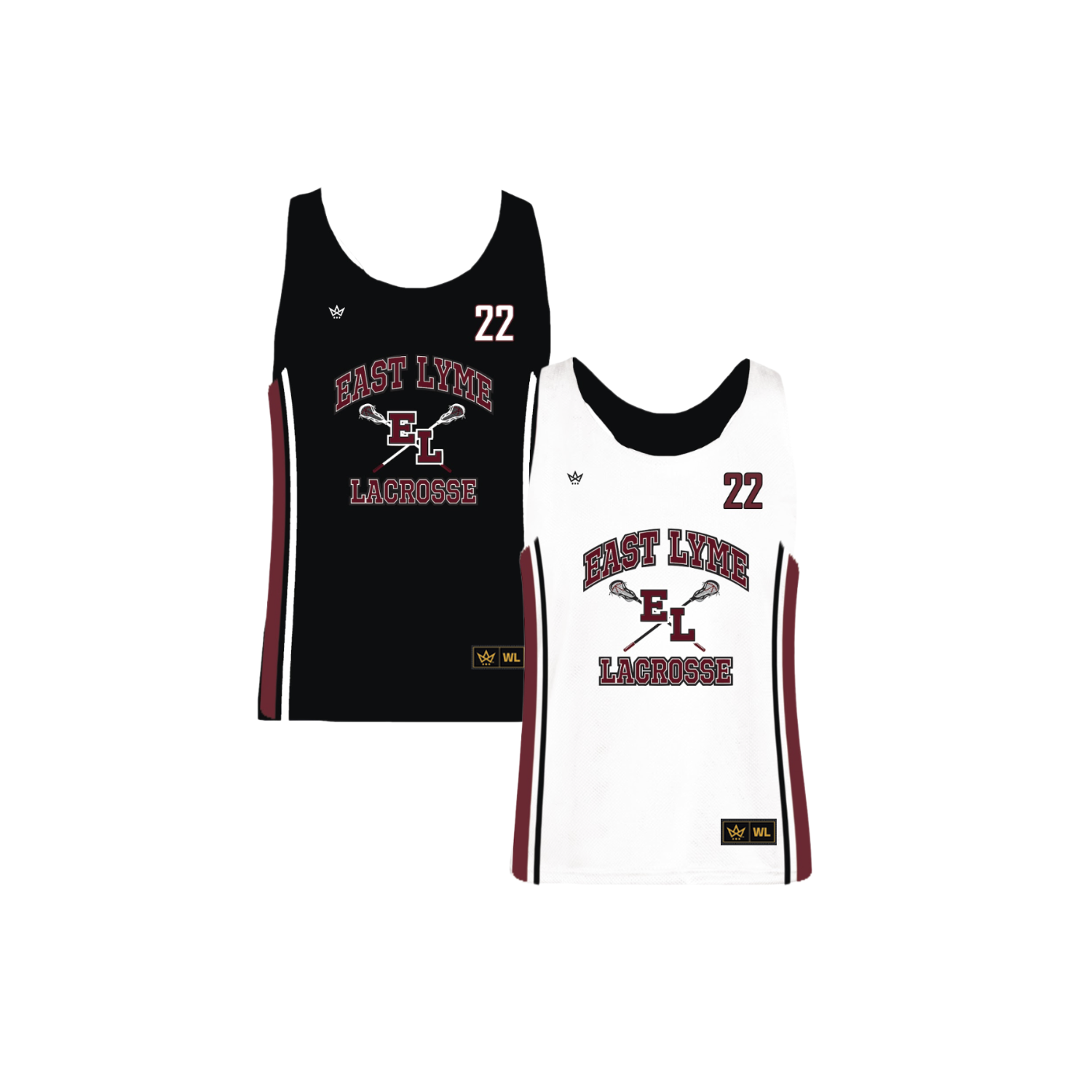 EAST LYME LACROSSE '26 WOMEN'S LACROSSE REVERSIBLE JERSEY