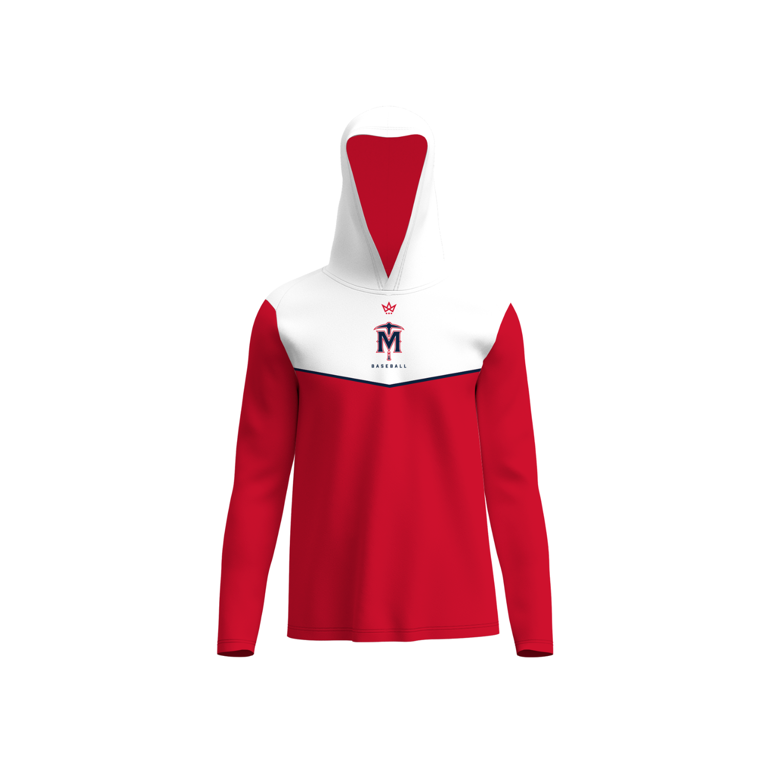 UPSTATE MINERS BASEBALL PERFORMANCE LS HOODIE