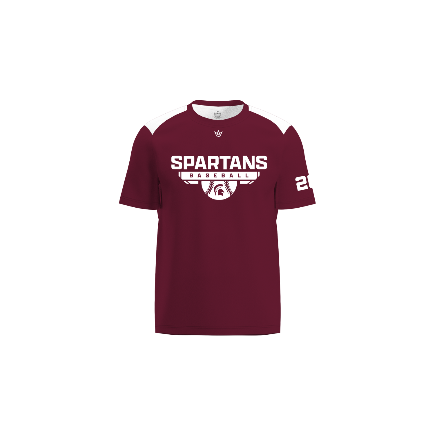 BHBL TRAVEL BASEBALL '26 PERFORMANCE SS TEE - MAROON