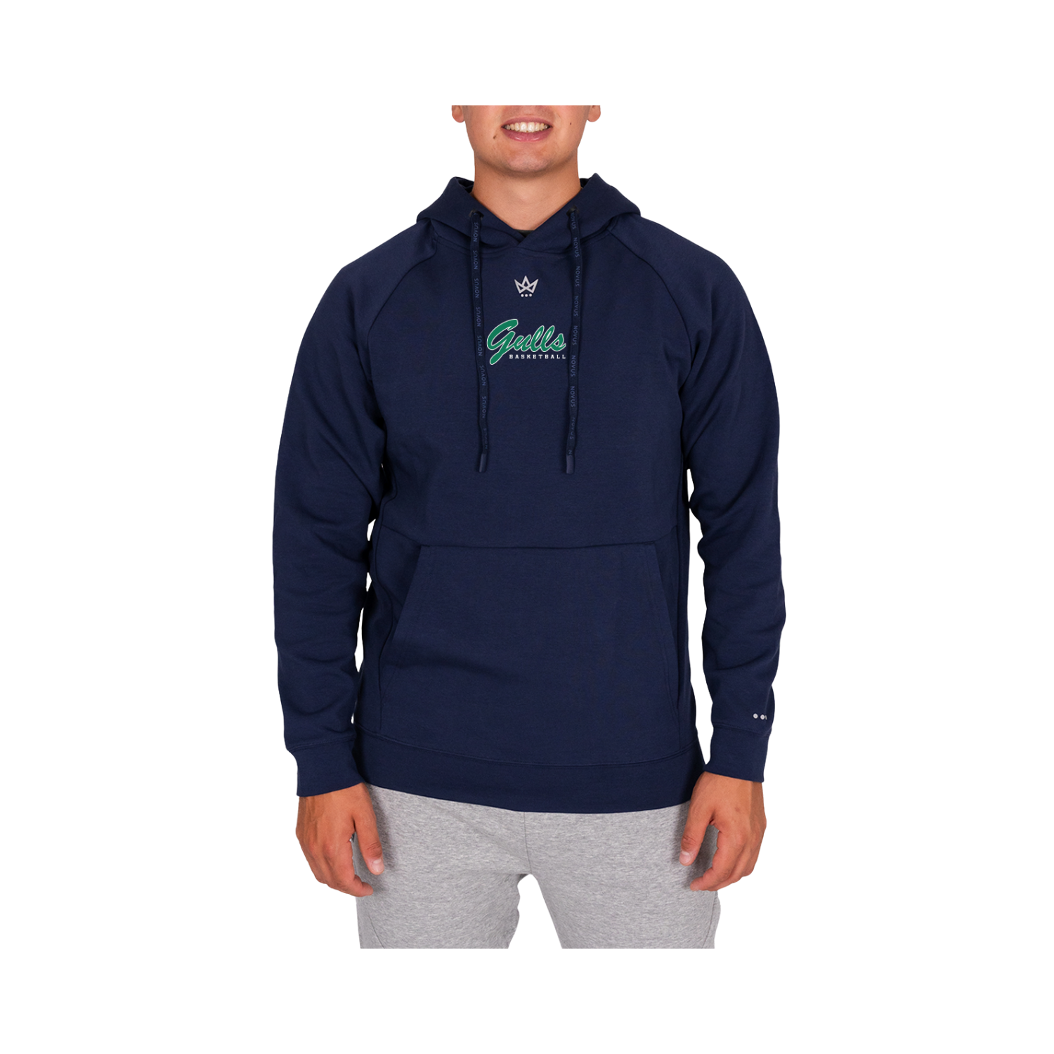 ENDICOTT BASKETBALL ROYALKNIT HOODIE - NAVY