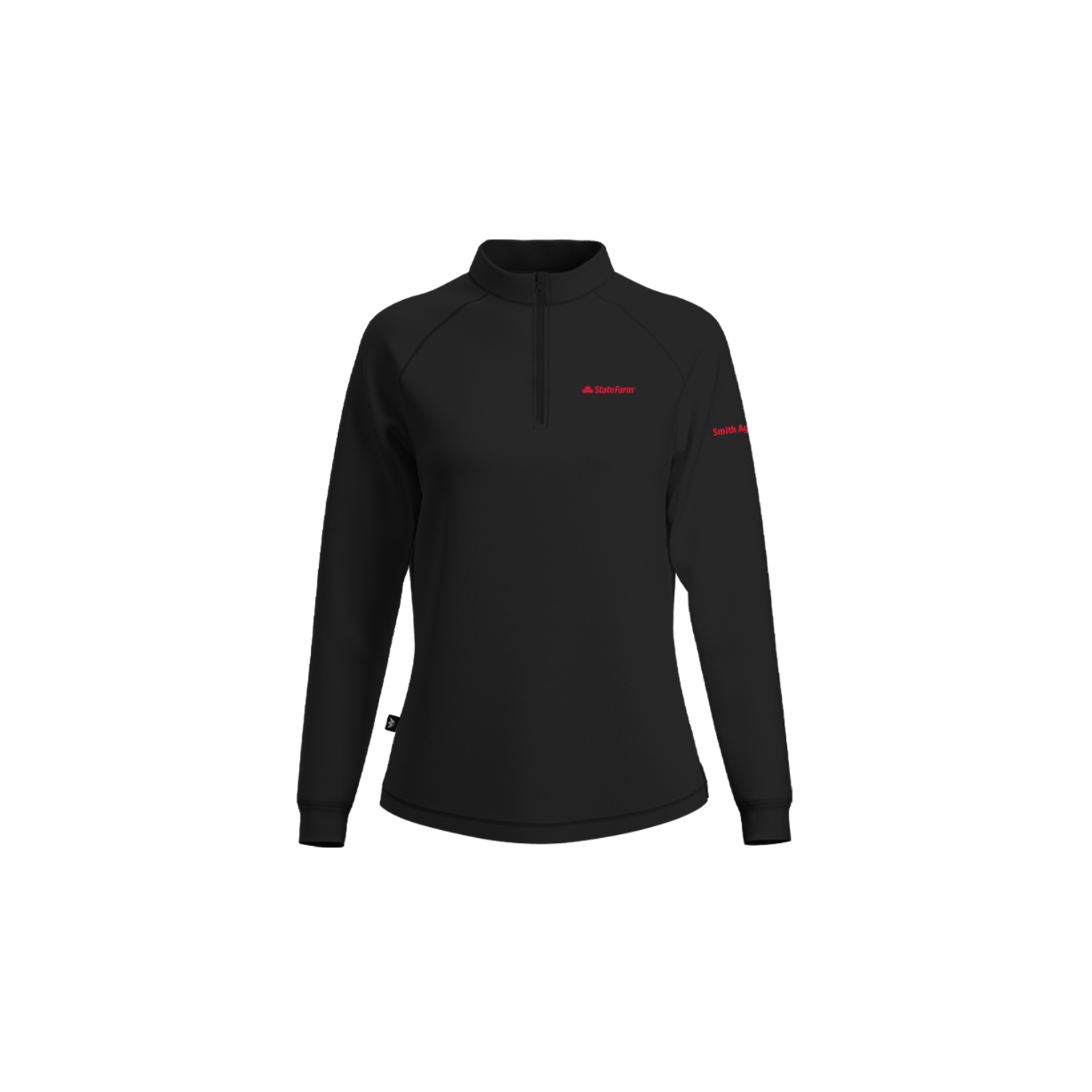 STATE FARM WOMEN'S PERFORMANCE QUARTER-ZIP - BLACK