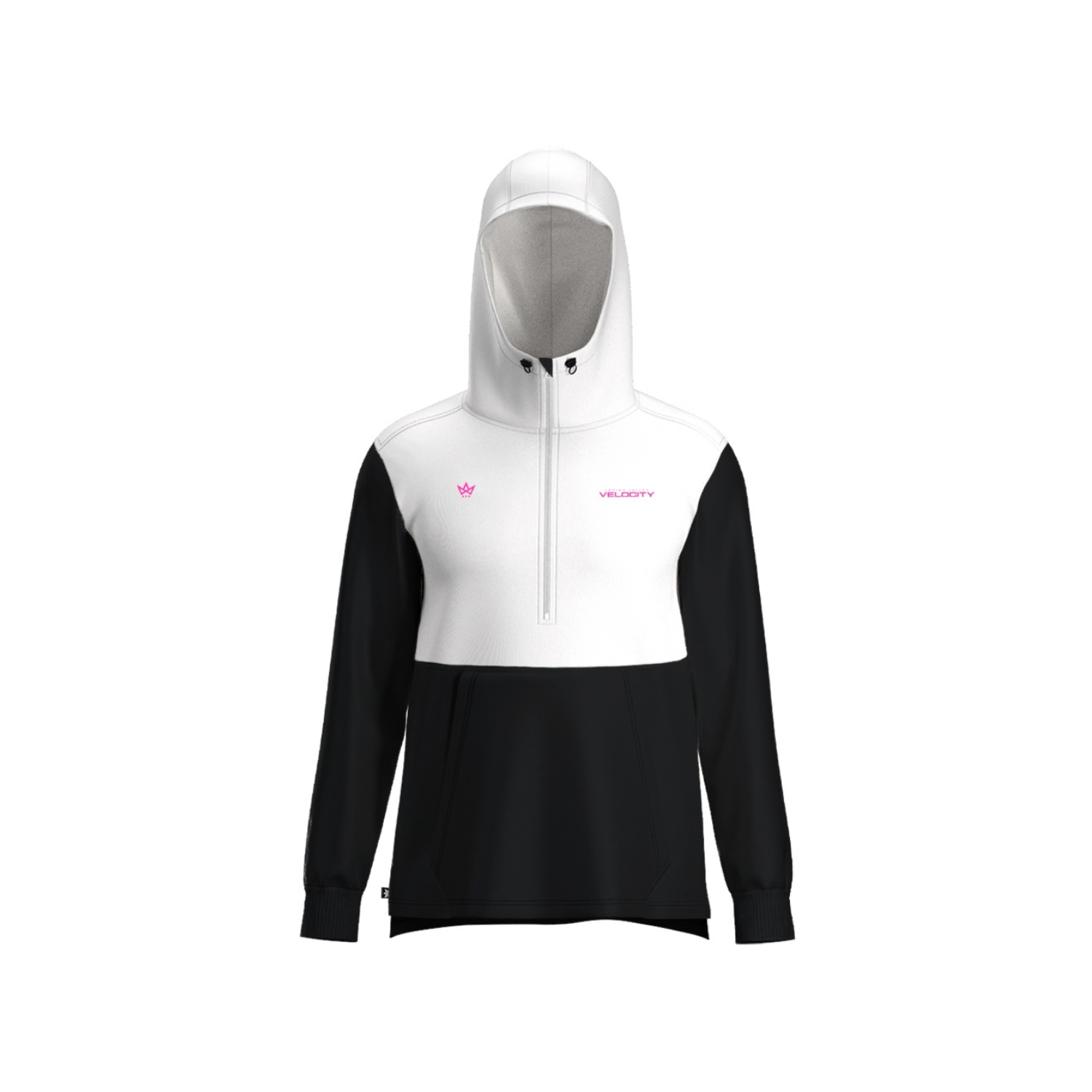VELOCITY LV COACHES MAGNA HOODIE [WHITE/BLACK]