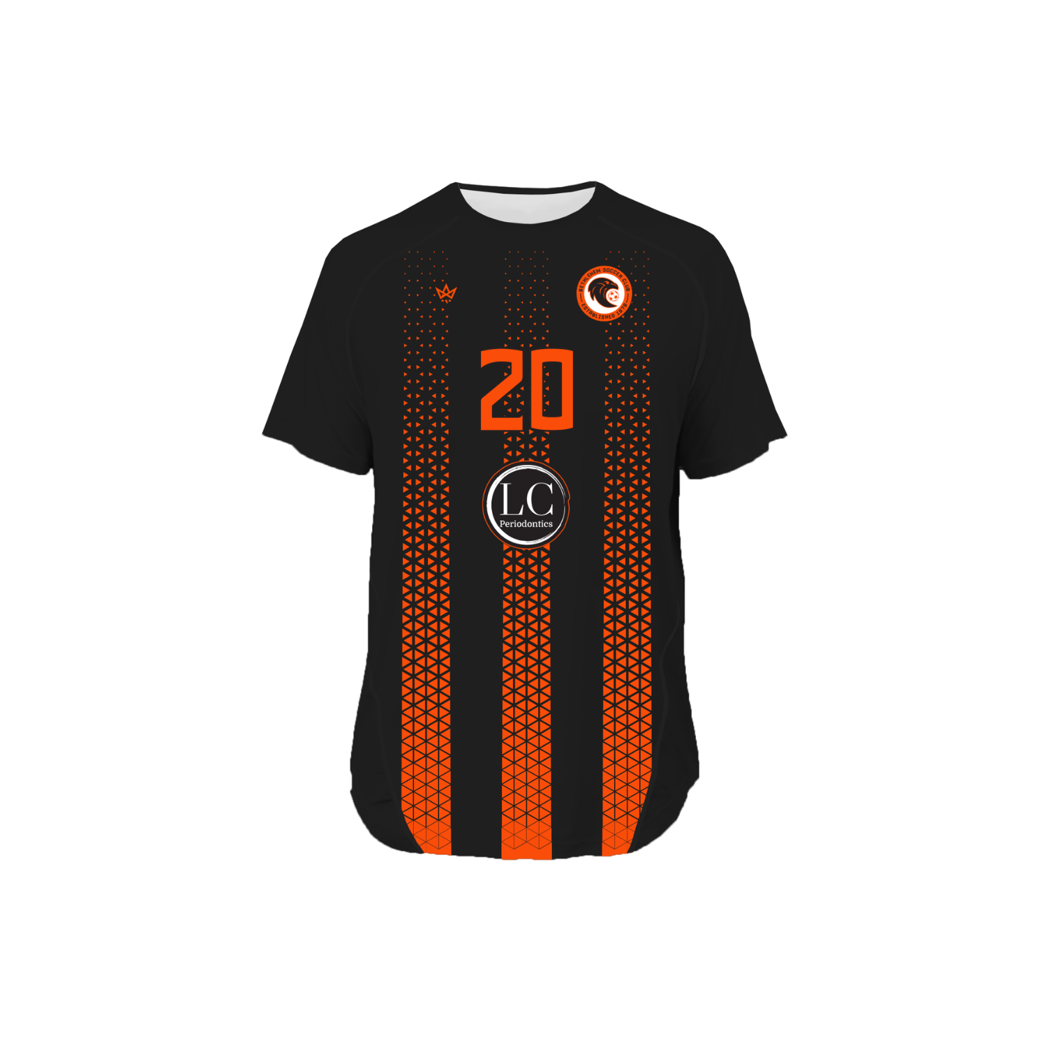 BETHLEHEM SOCCER CLUB 2026 UNIFORMS SOCCER PRO VENTED SS TEE JERSEY - BLACK