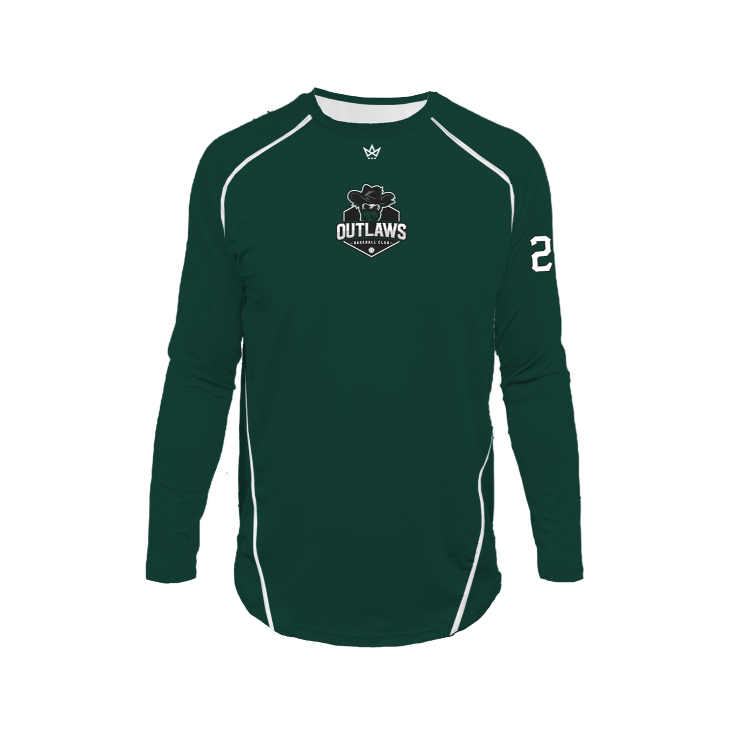 OUTLAWS BASEBALL PRO VENTED LS