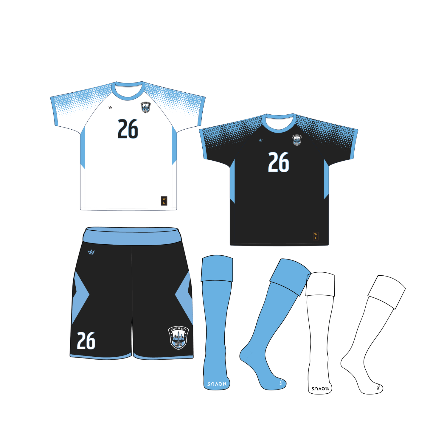 CAPITAL CITY FC BOYS GAME KIT