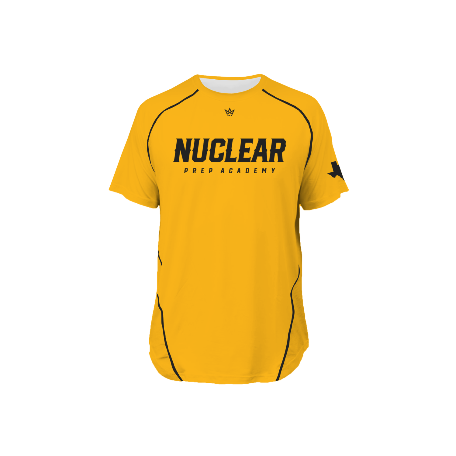NUCLEAR PREP ACADEMY PRO VENTED SS TEE - YELLOW