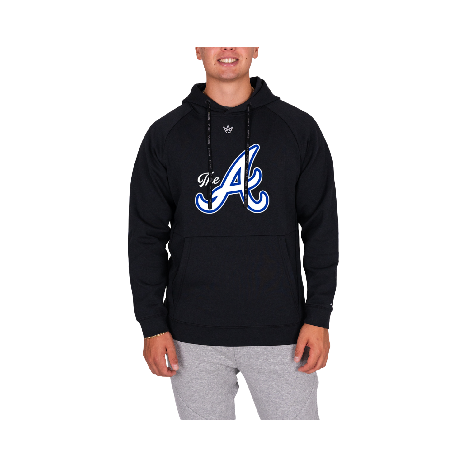 ALLSTARS ACADEMY BASEBALL ROYALKNIT HOODIE - ONYX