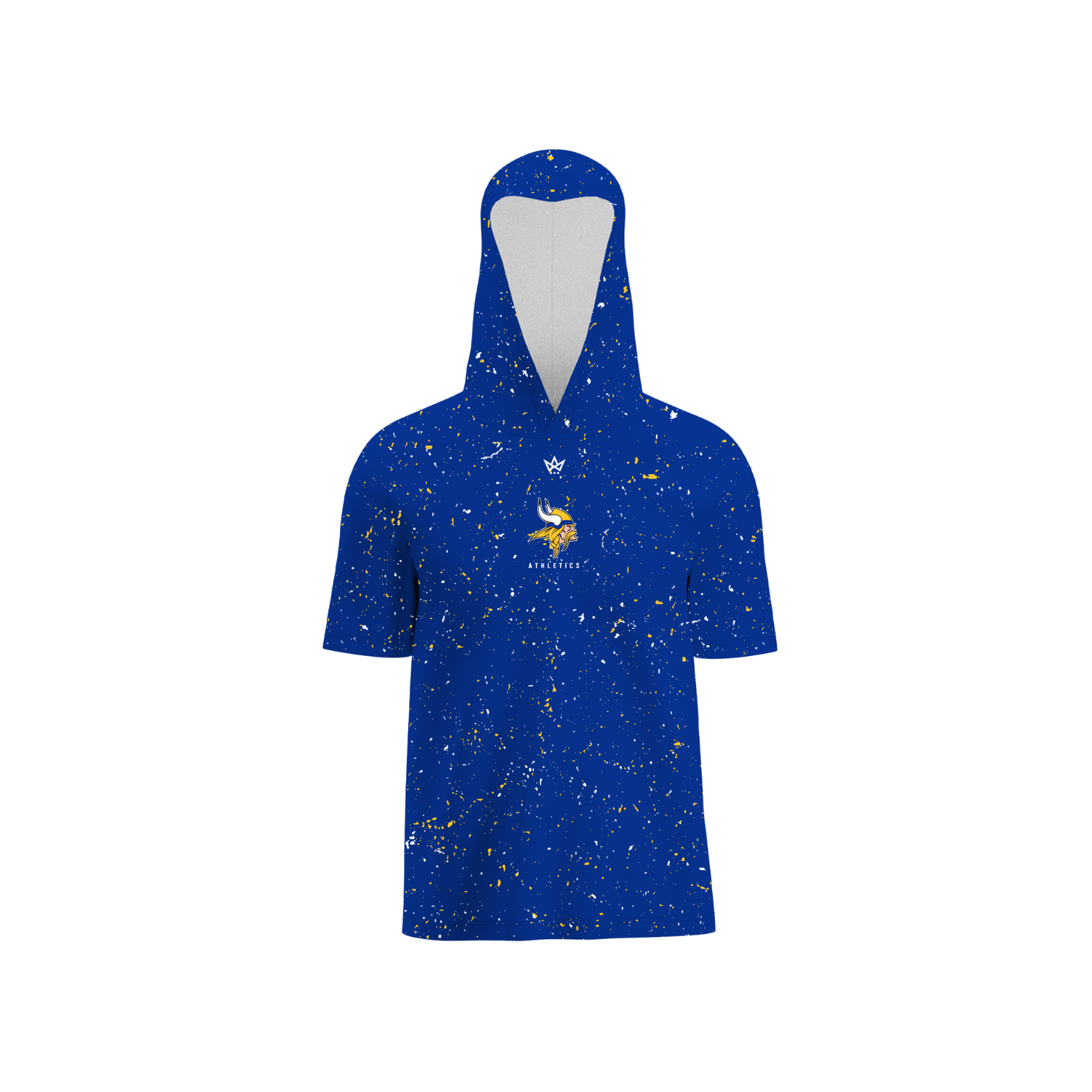 HOPKINS HS PERFORMANCE SS HOODIE [BLUE SPECKED]