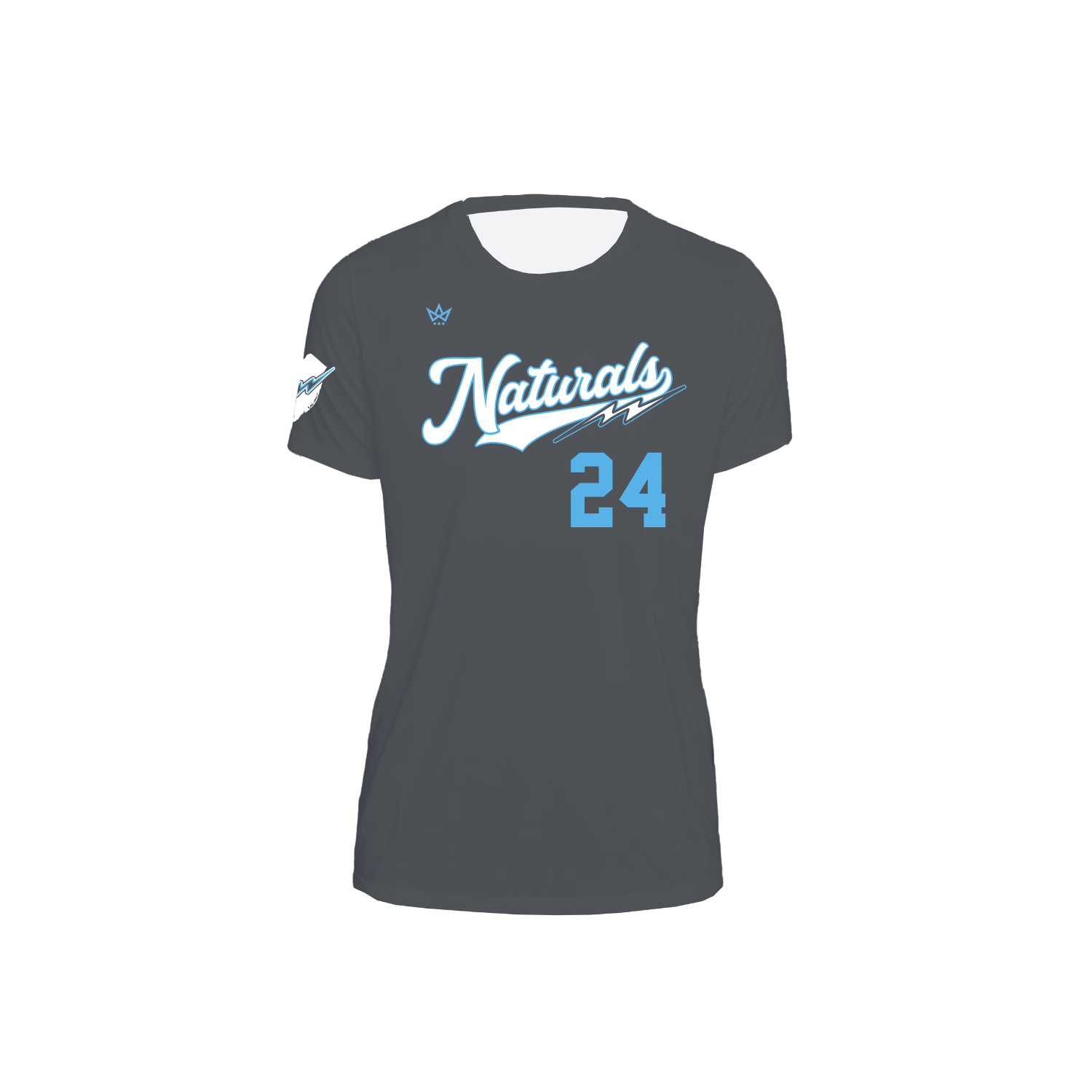 GARDEN STATE NATURALS 2026 WOMEN'S PERFORMANCE SS JERSEY - GRAY