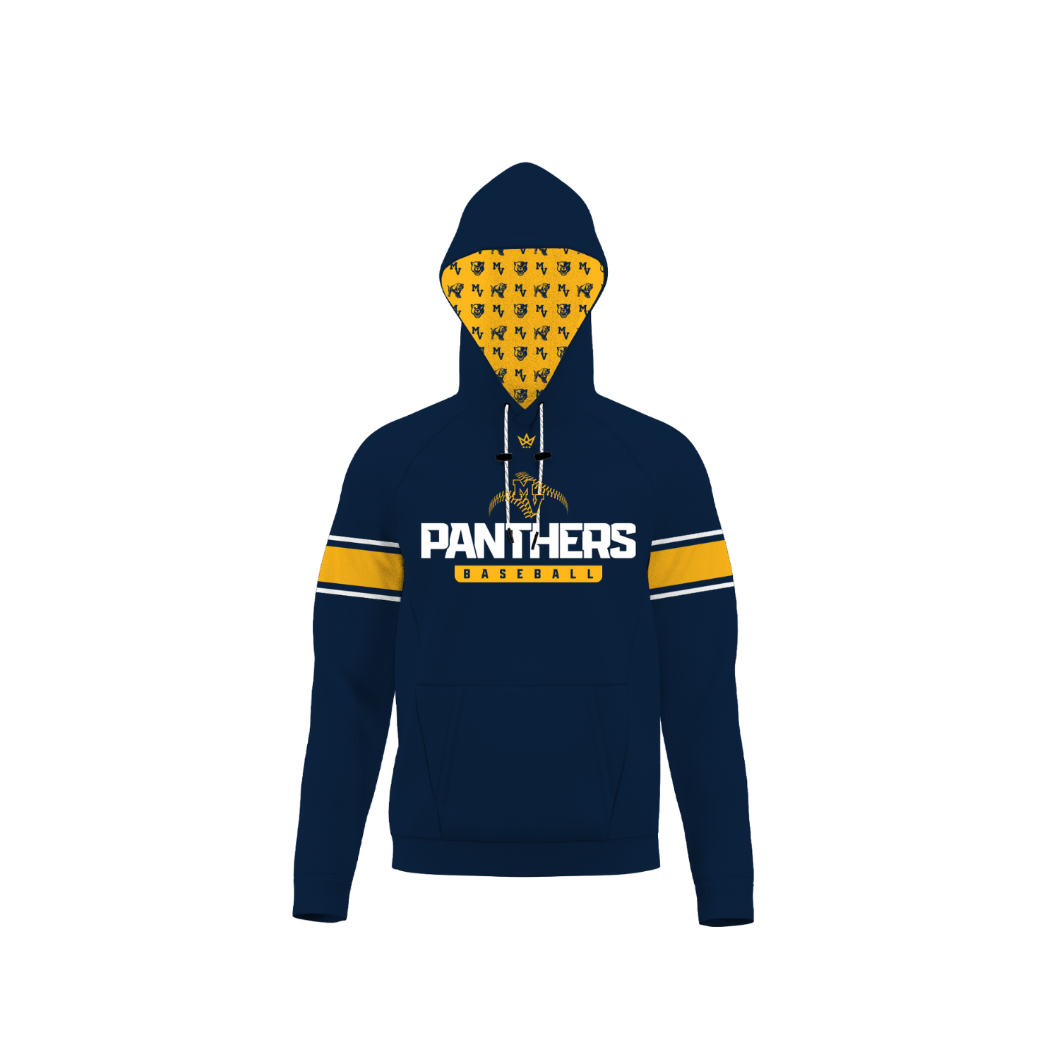 MEDOMAK VALLEY BASEBALL SUB PERFORMANCE FLEECE HOODIE [NAVY]