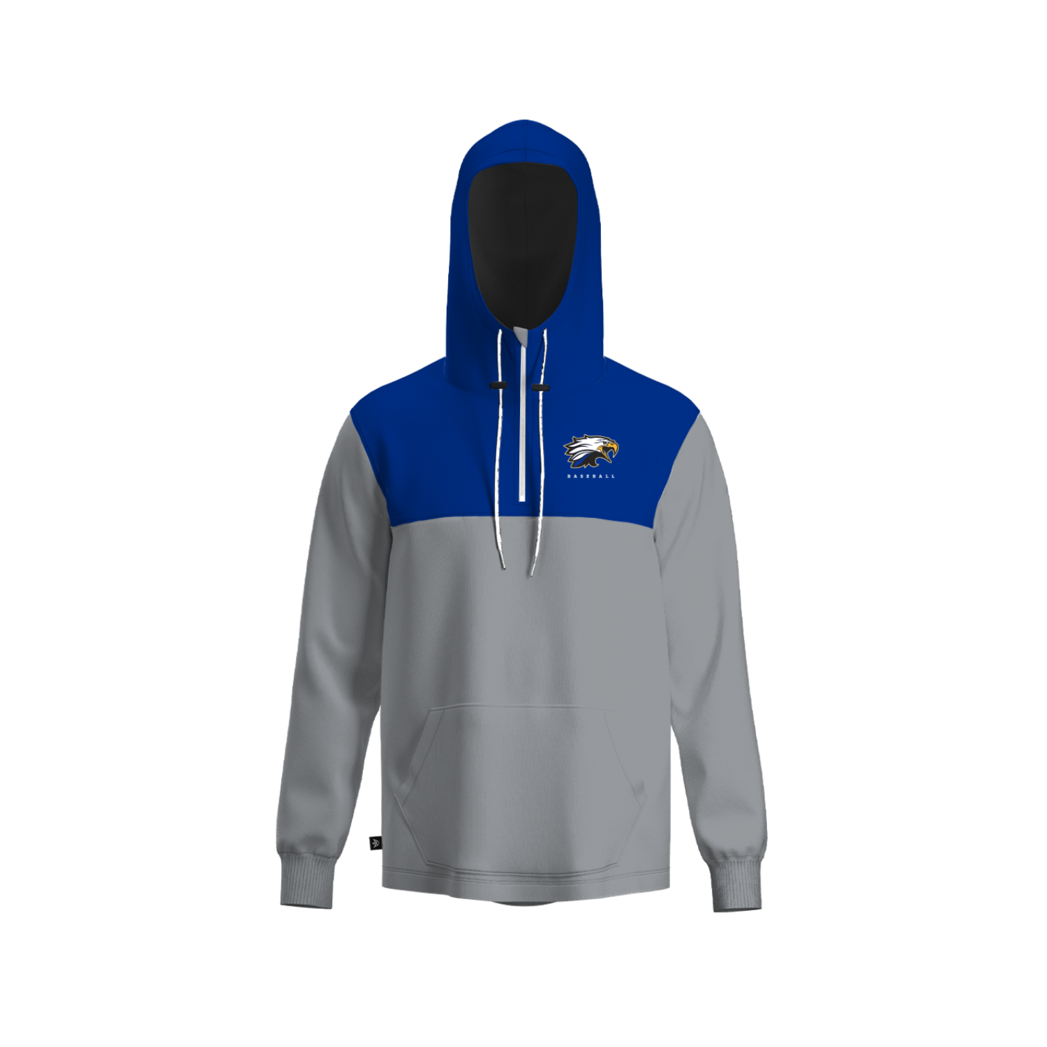 NORTH BRUNSWICK BASEBALL PANELED HOODIE