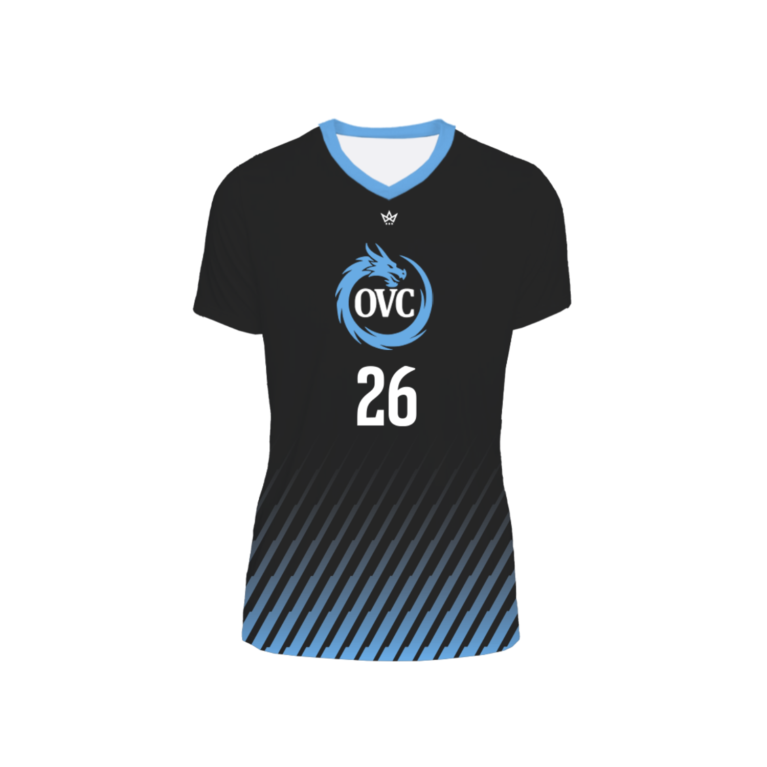 OUTLAND VOLLEYBALL CLUB WOMEN'S VOLLEYBALL SS V-NECK JERSEY