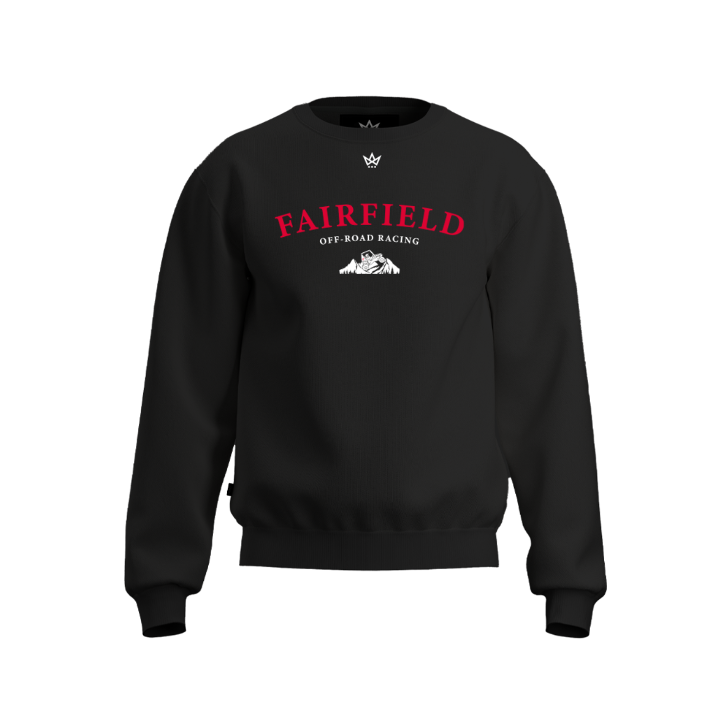 FAIRFIELD OFF ROAD RACING COTTON FLEECE CREWNECK