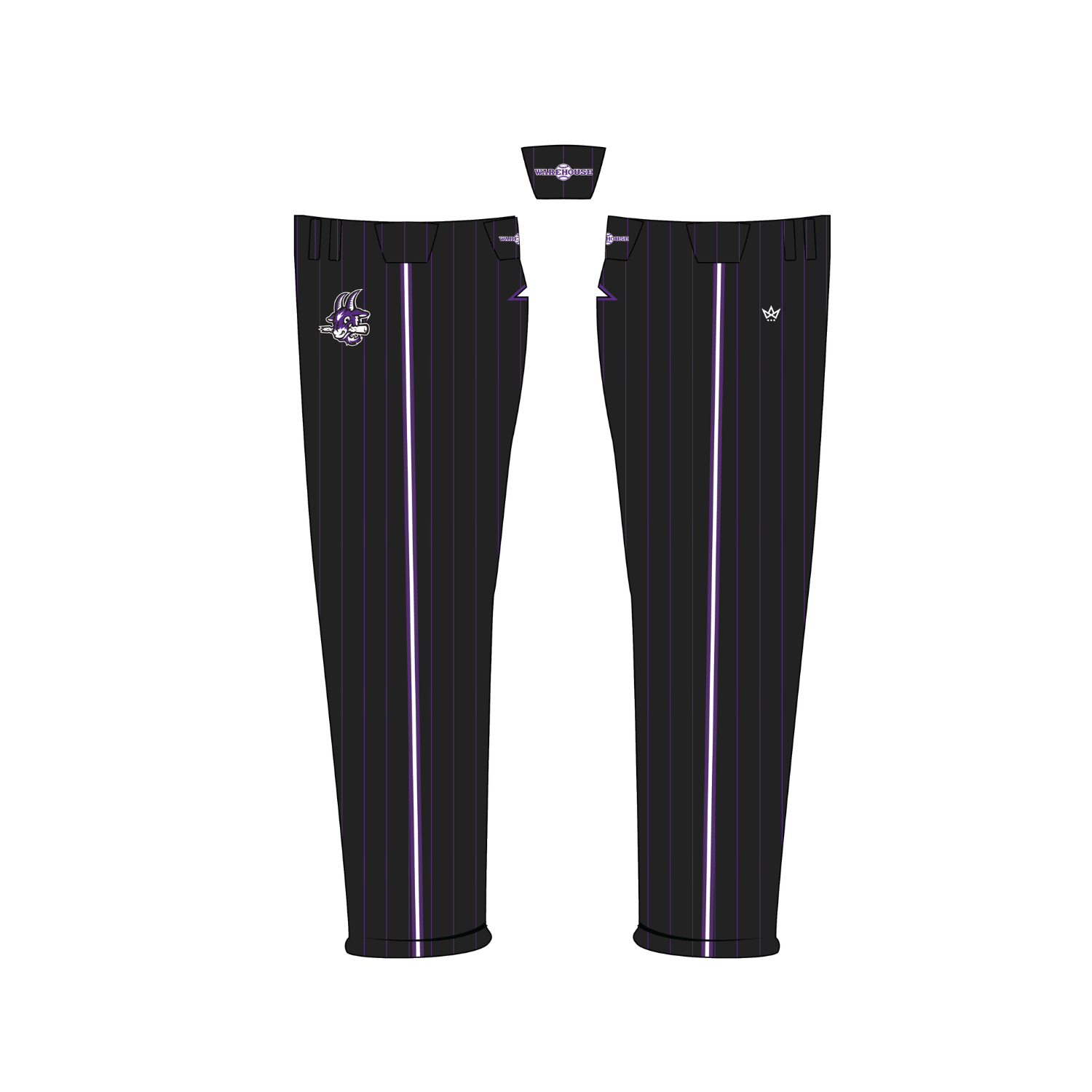 BASEBALL WAREHOUSE BASEBALL LONG PANTS - ELASTIC BOTTOMS [YARD GOATS]