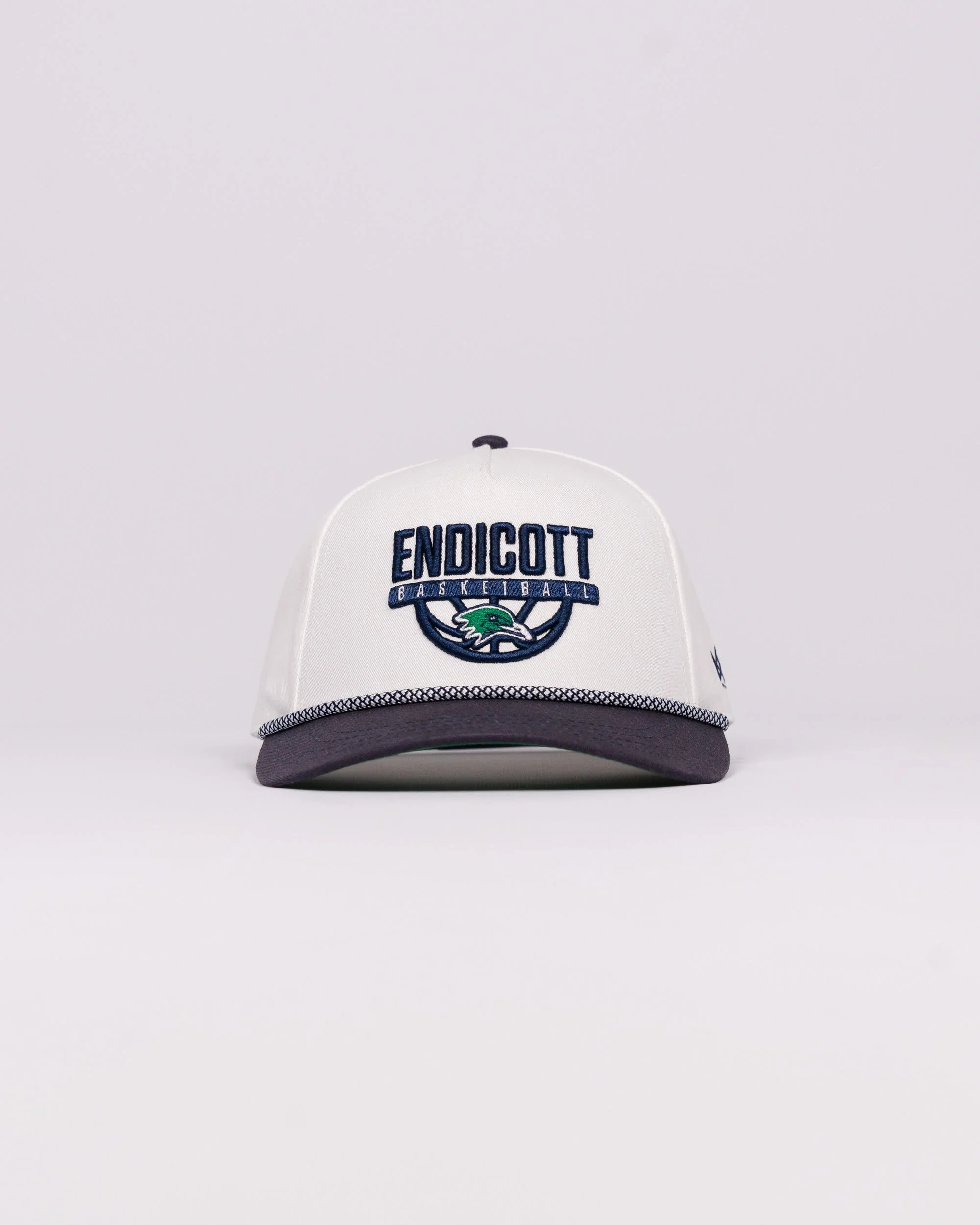 ENDICOTT WOMENS BASKETBALL STRUCTURED 5-PANEL SNAPBACK [NAVY BRIM]