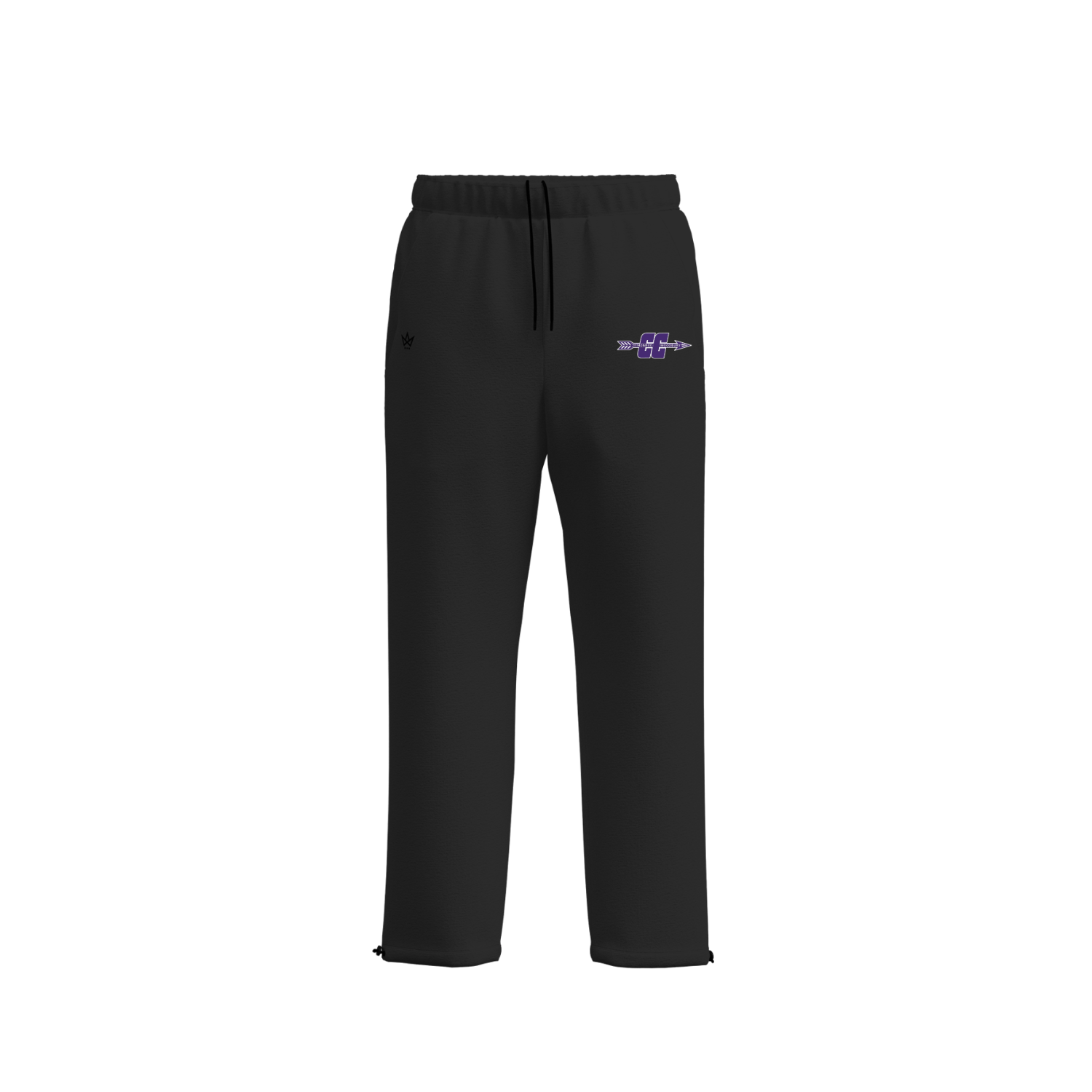 MONROE-WOODBURY WOMEN'S CROSS COUNTRY COTTON FLEECE SWEATPANTS
