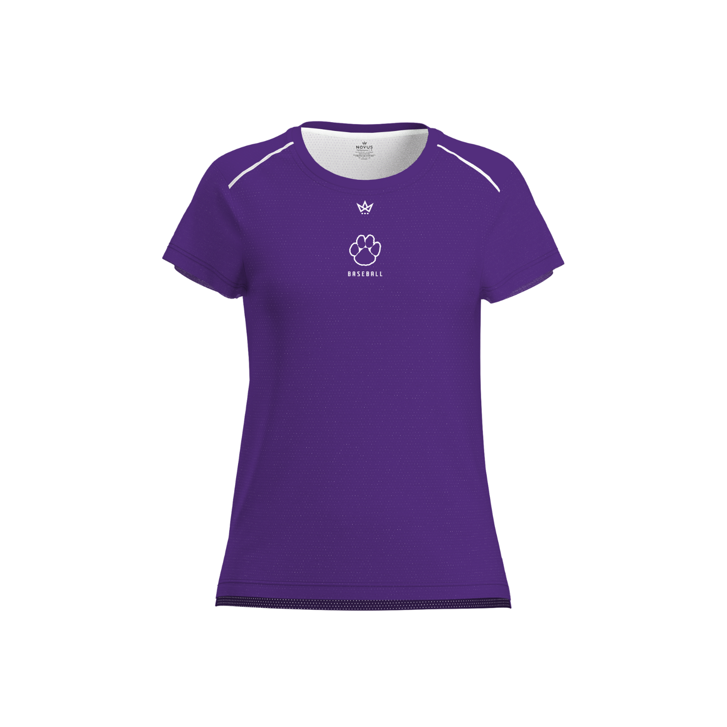 PASCHAL PANTHERS WOMEN'S AURA TEE - PURPLE