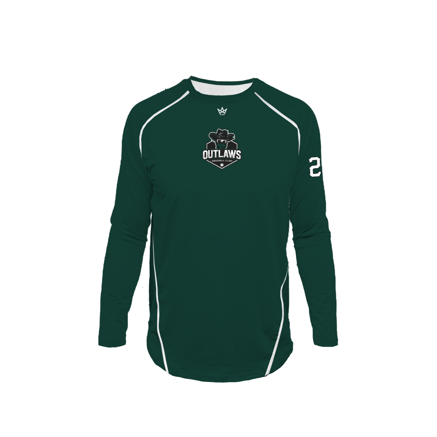 OUTLAWS BASEBALL PRO VENTED LS