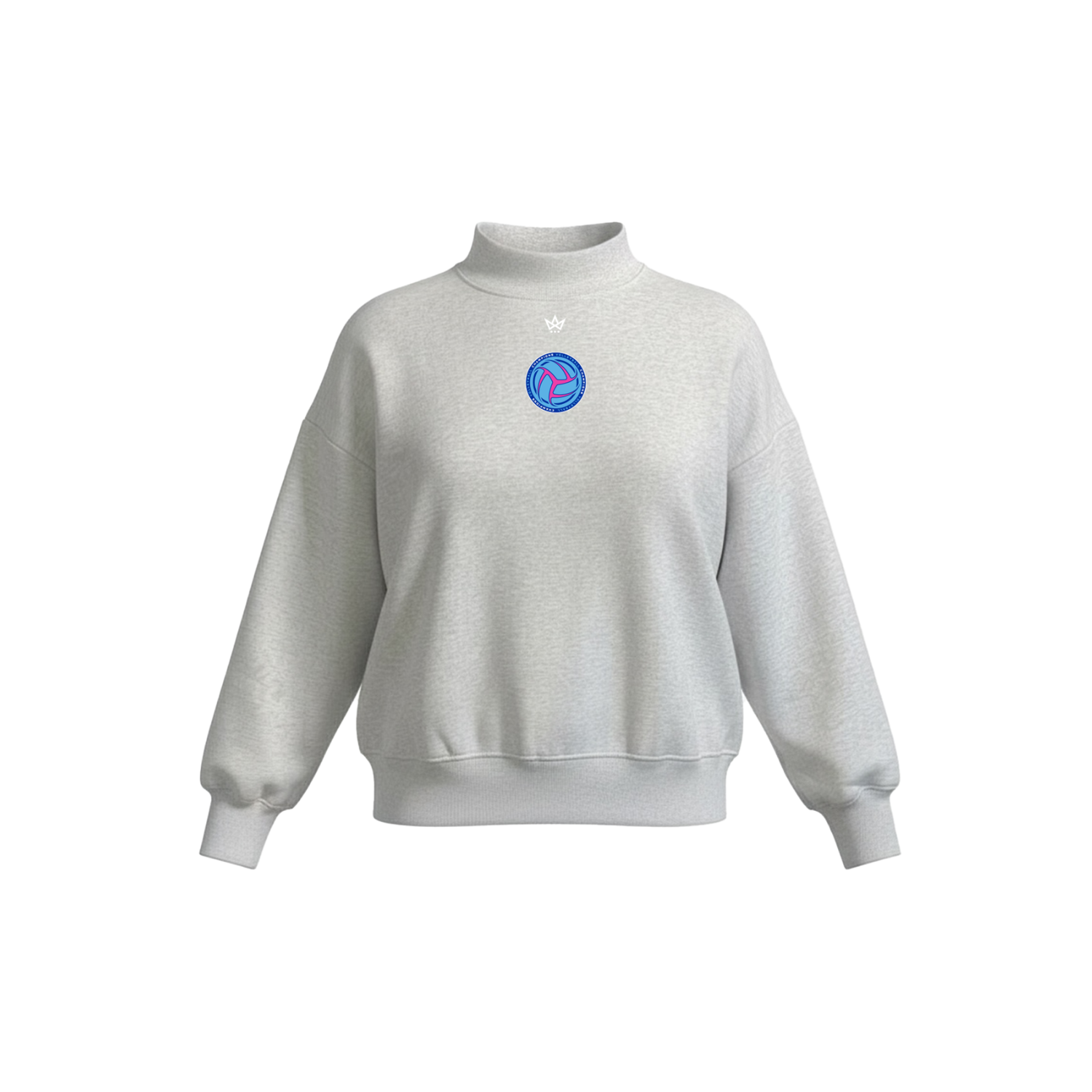 CHAMPION VOLLEYBALL CLUB '26 WOMEN'S COTTON FLEECE MOCKNECK