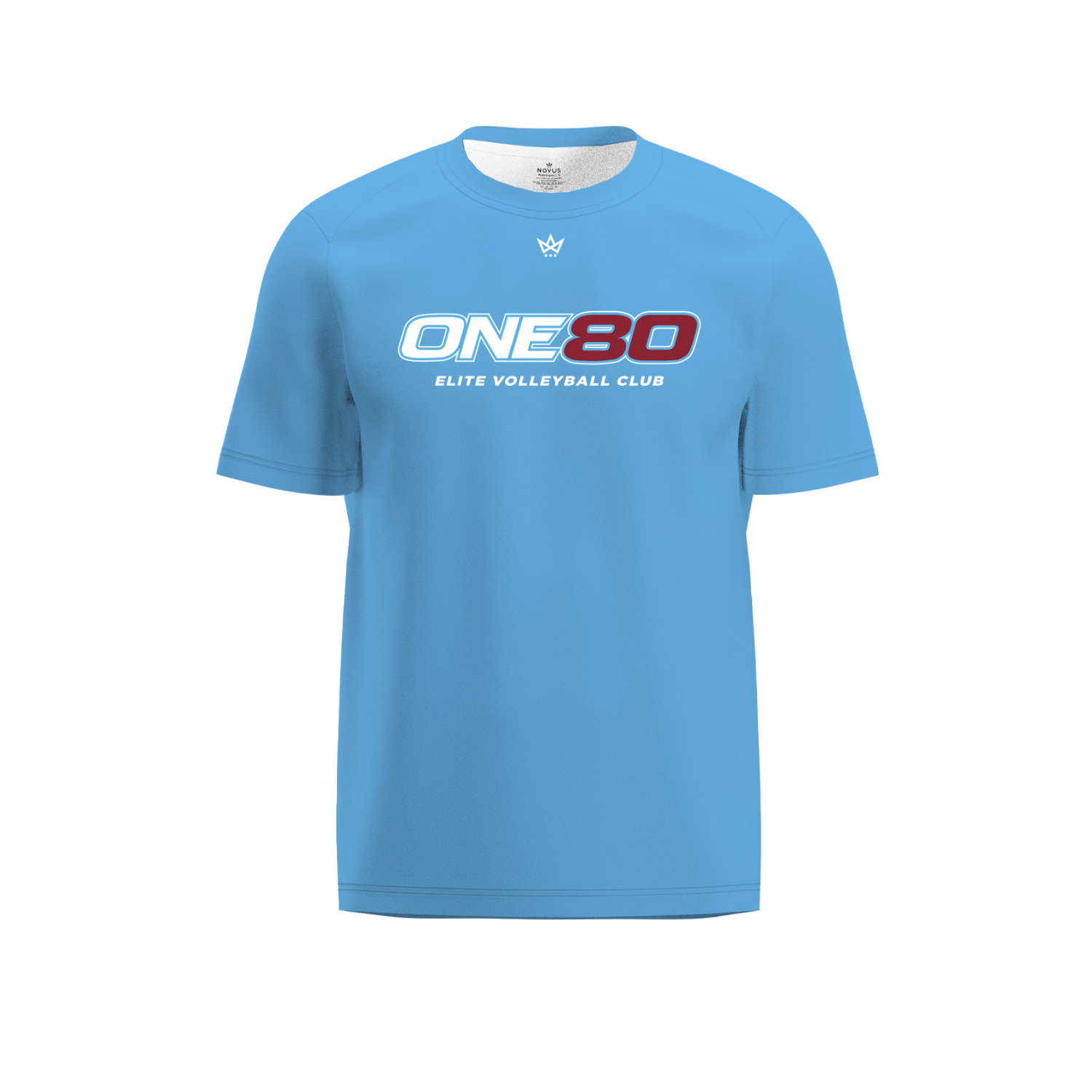 ONE80 ELITE VOLLEYBALL CLUB ACCESS PERFORMANCE SS TEE [BLUE]