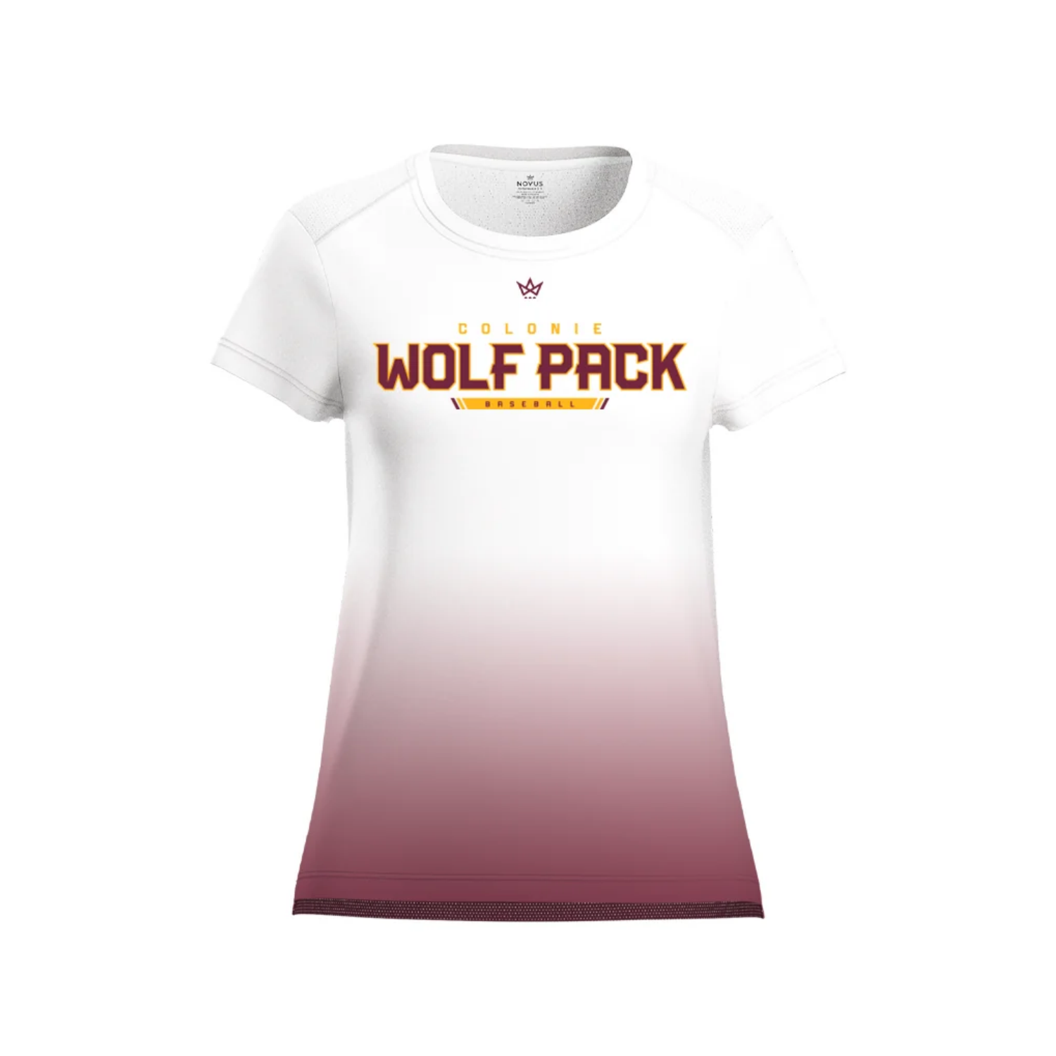 COLONIE HS BASEBALL WOMEN'S AURA TEE