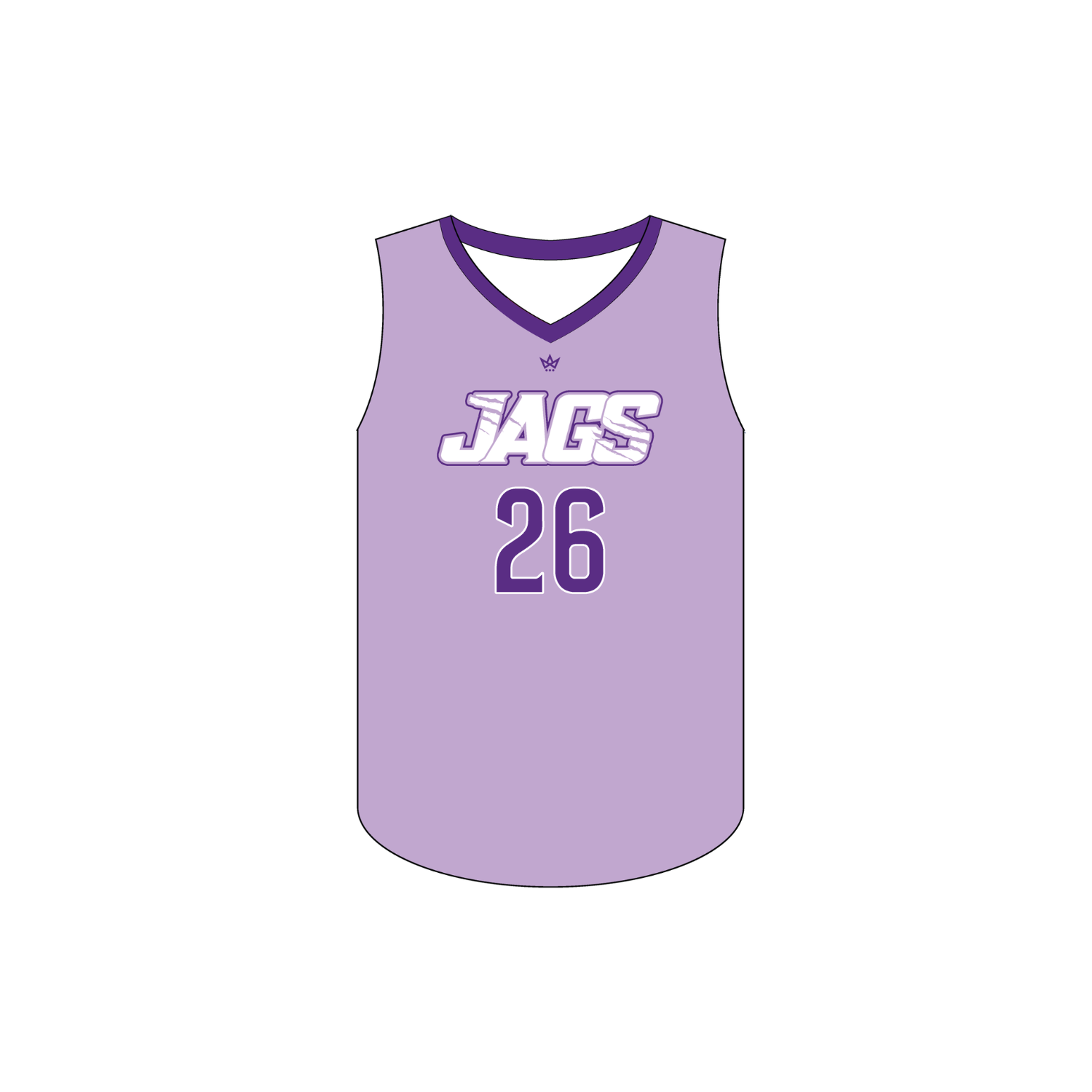 JAGUARS VOLLEYBALL CLUB WOMEN'S VOLLEYBALL SLEEVELESS JERSEY - PURPLE