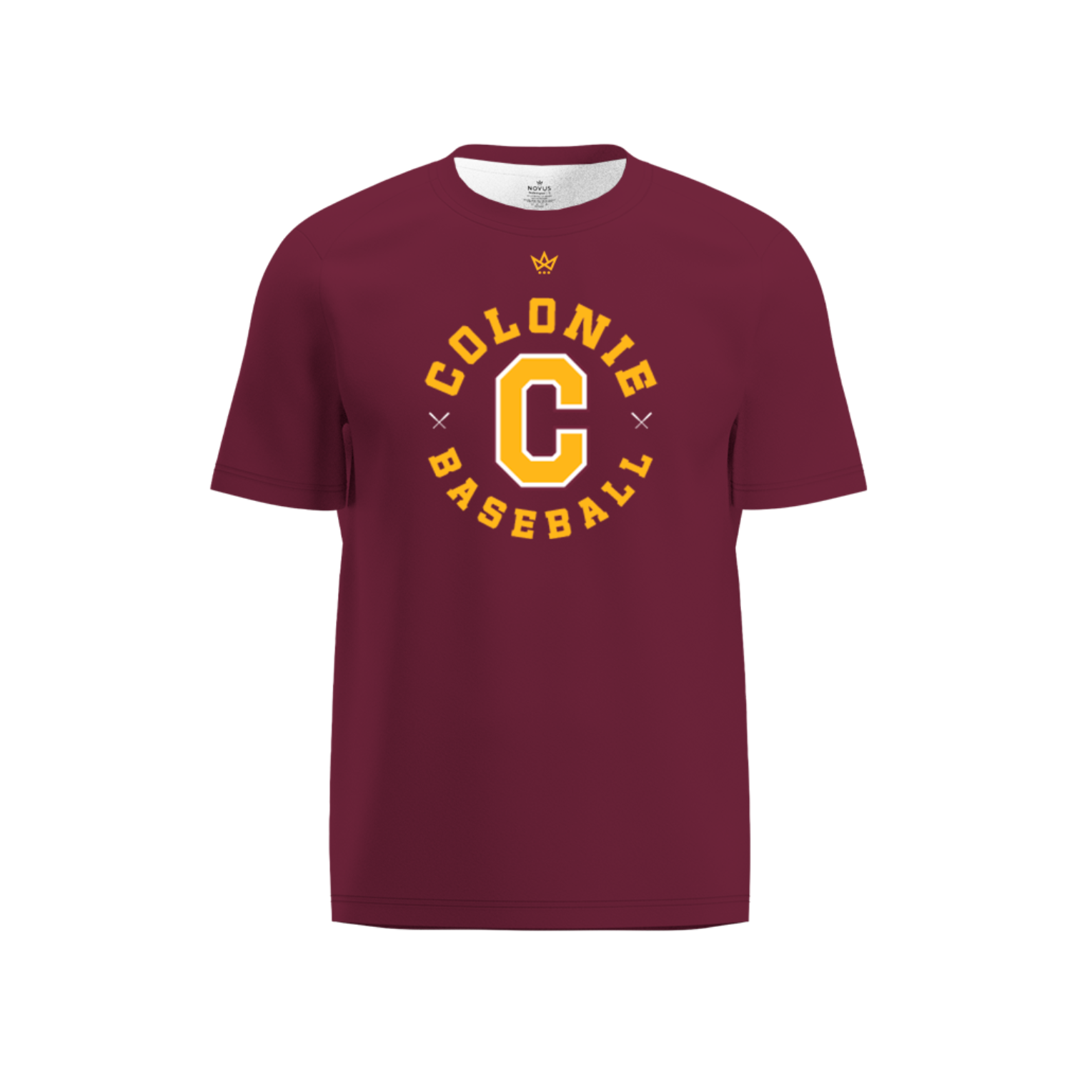 COLONIE TRAVEL BASEBALL PERFORMANCE SS TEE