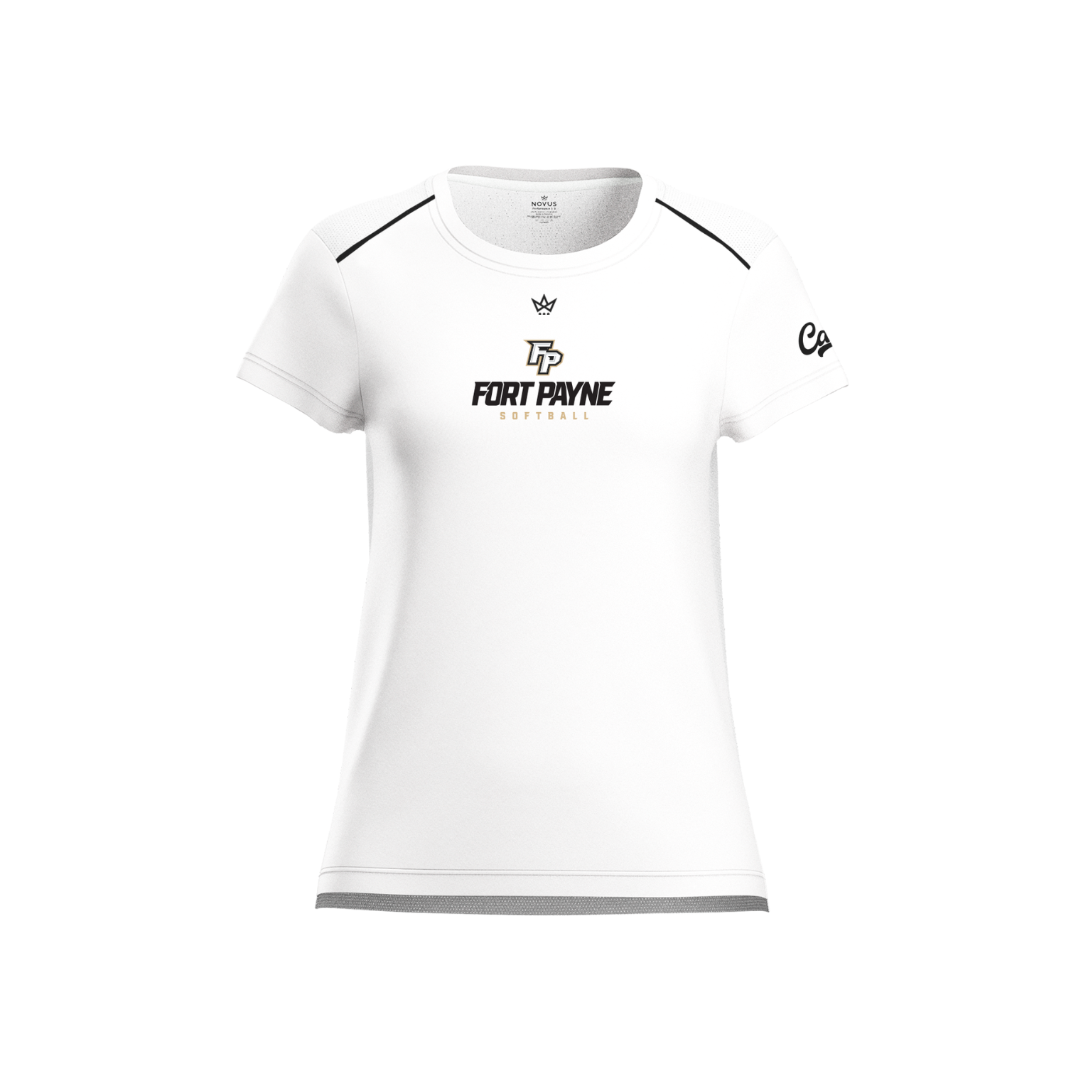 FORT PAYNE HS SOFTBALL WOMEN'S AURA TEE [WHITE]