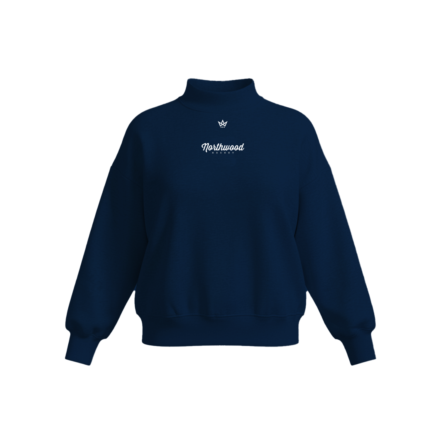 NORTHWOODS HOCKEY WOMEN'S COTTON FLEECE MOCKNECK