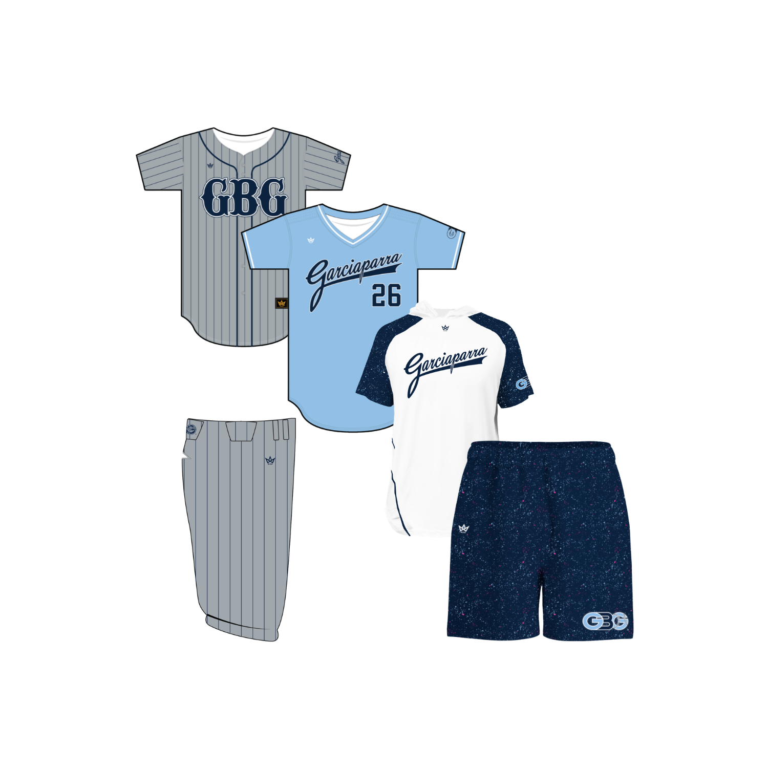 GBG BASEBALL PLAYER PACK - KNICKERS