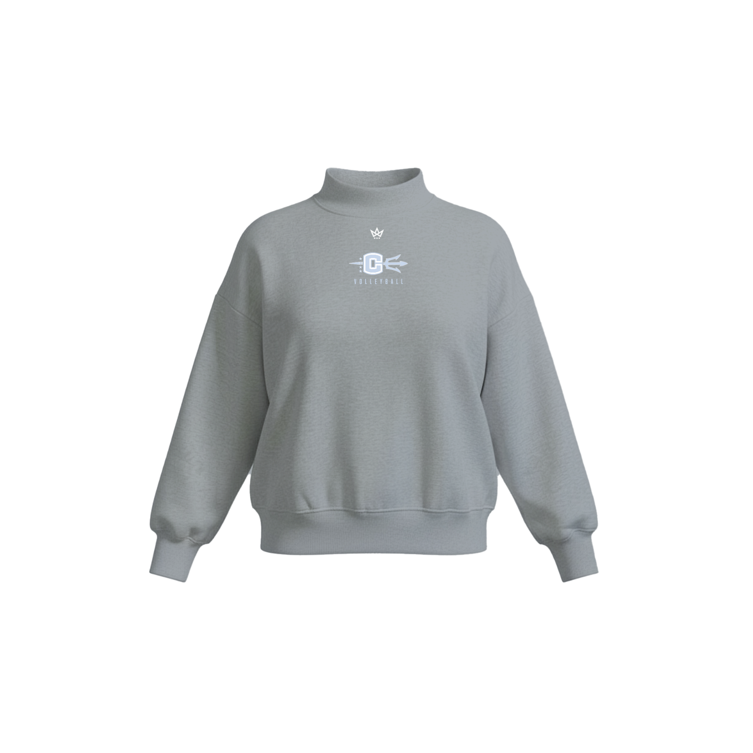 COLUMBIA HS VOLLEYBALL '26 WOMEN'S COTTON FLEECE MOCKNECK