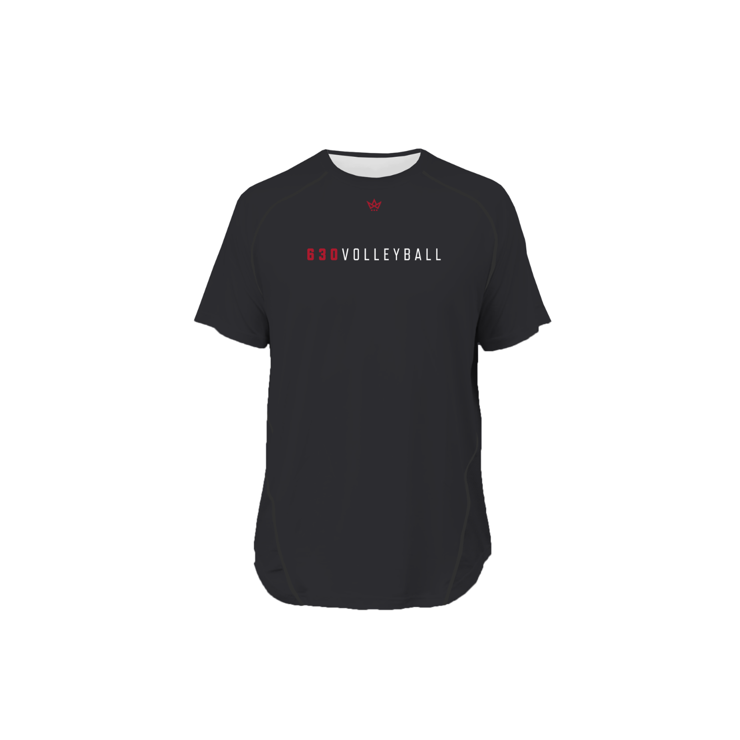 630 VOLLEYBALL TEAM STORE PRO VENTED SS TEE - BLACK