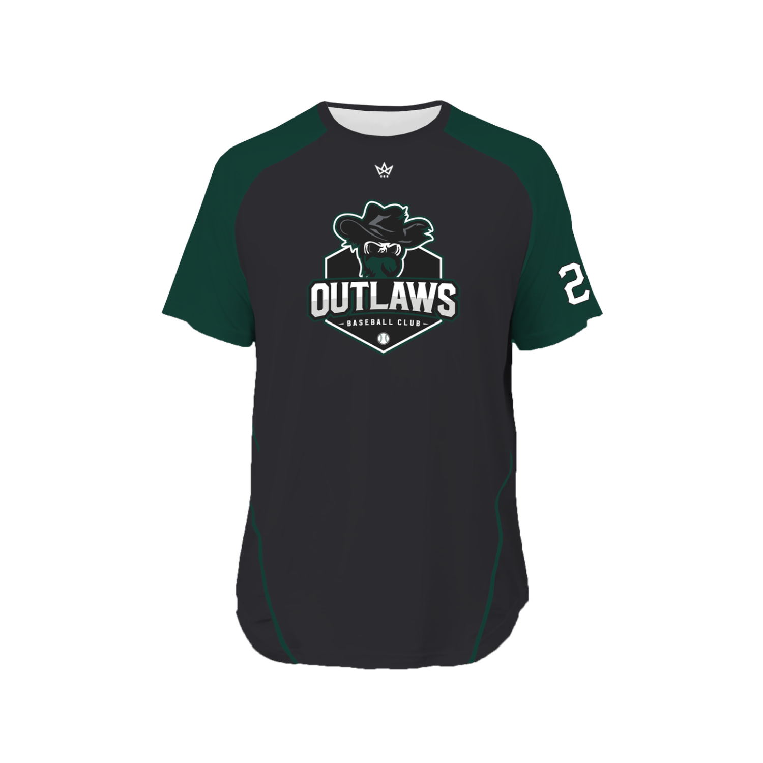 OUTLAWS BASEBALL PRO VENTED SS TEE